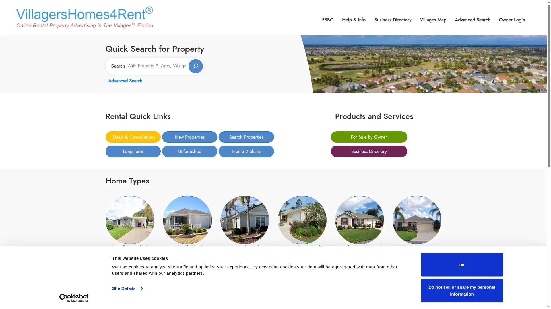 Villagershomes4rent.com