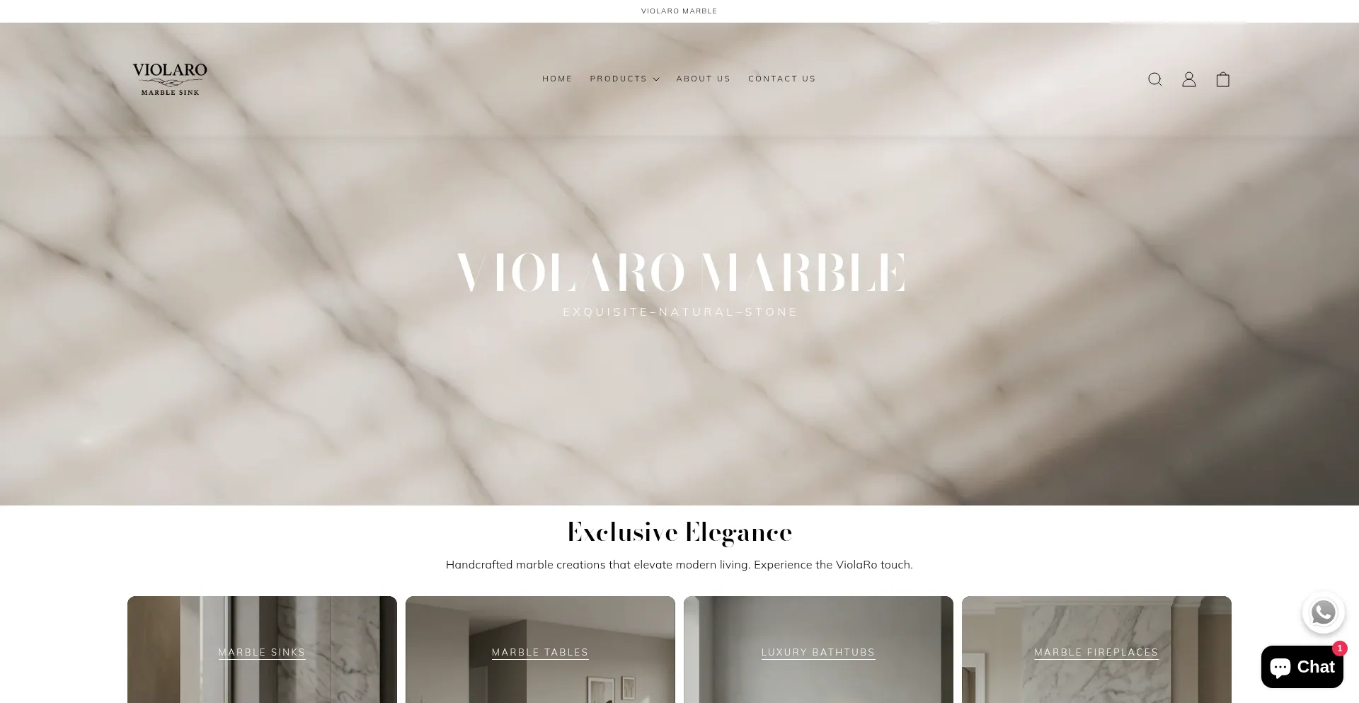 Violaromarblesink.com