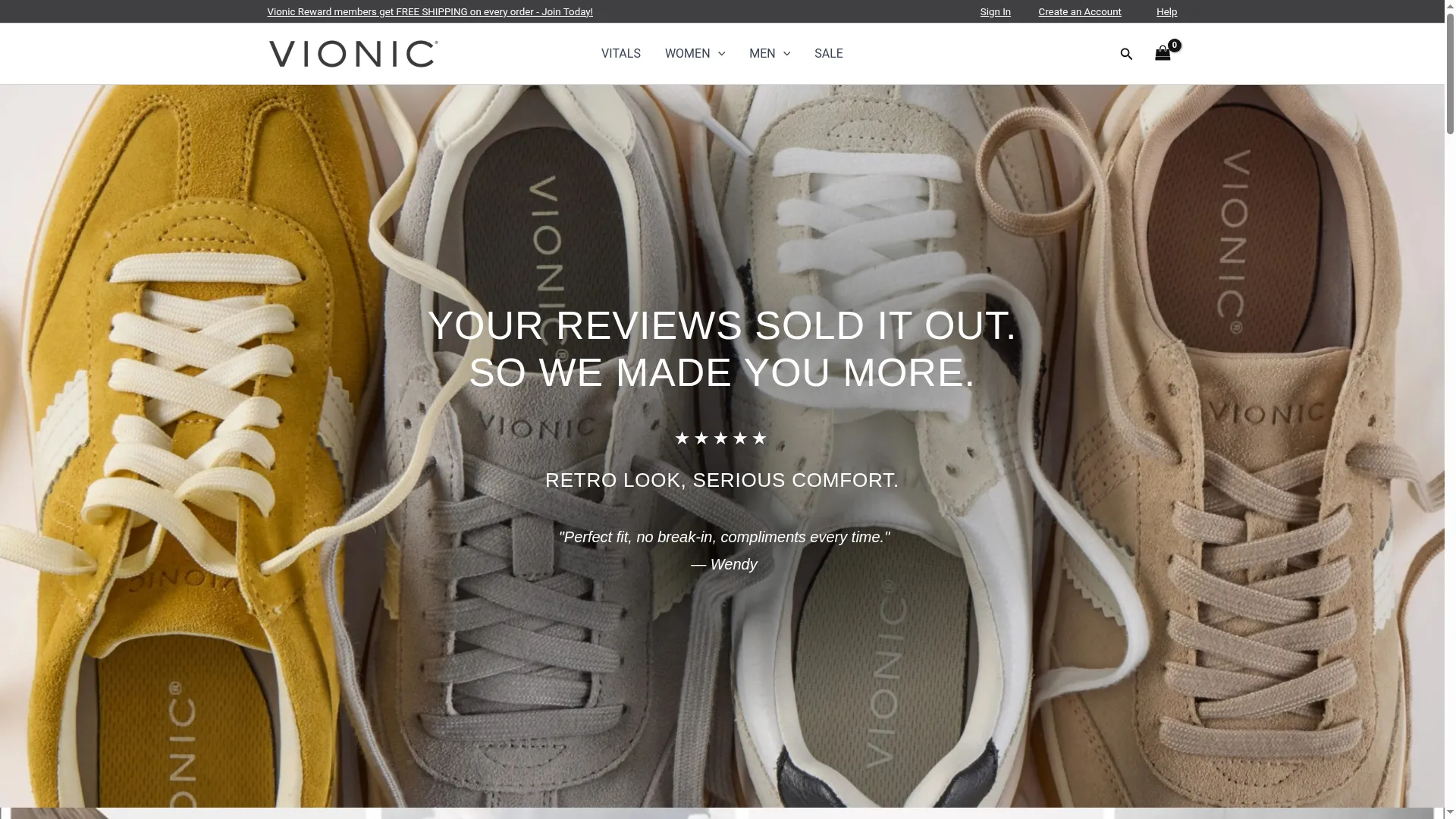 Vionicshoescompany.us