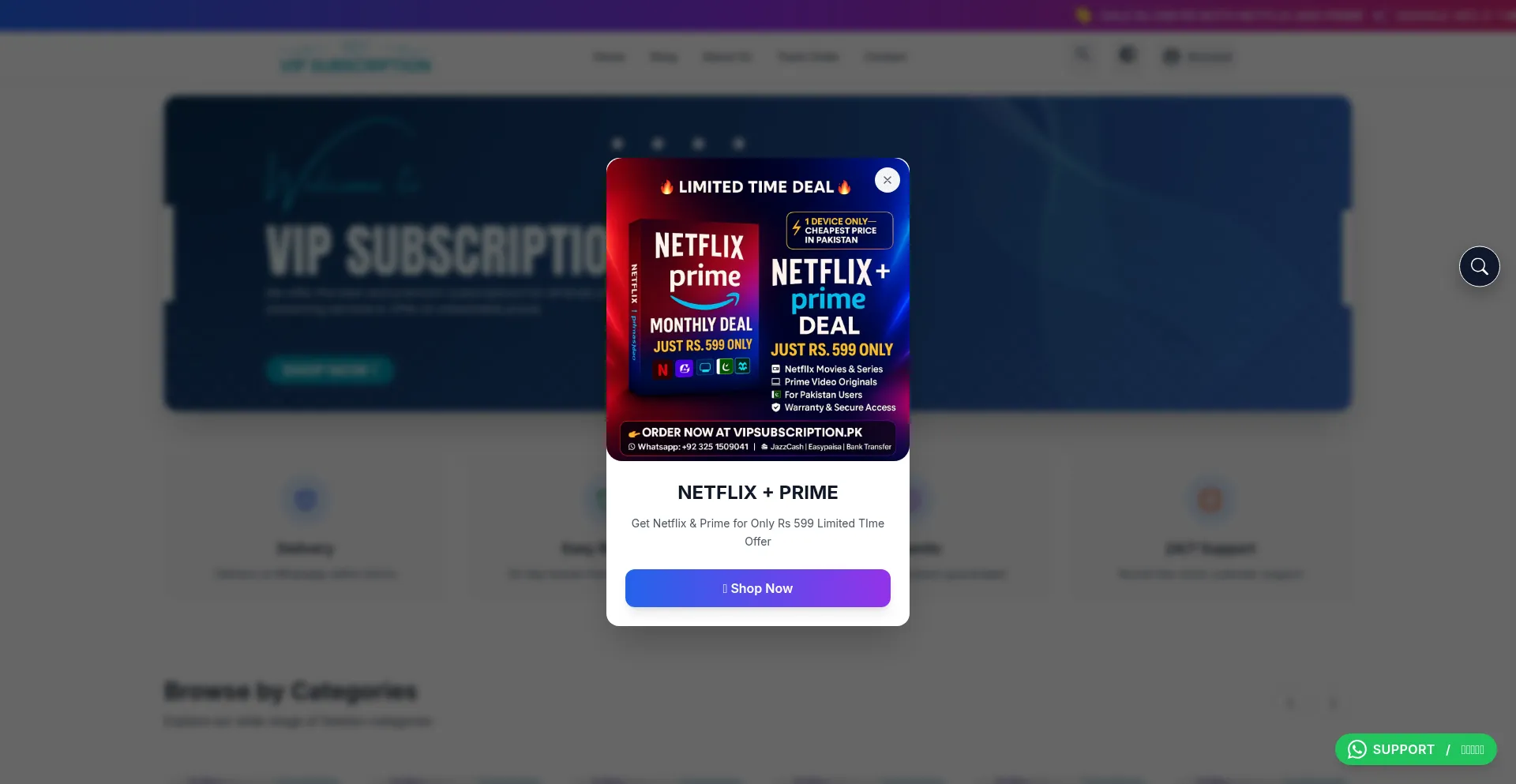 Vipsubscription.pk