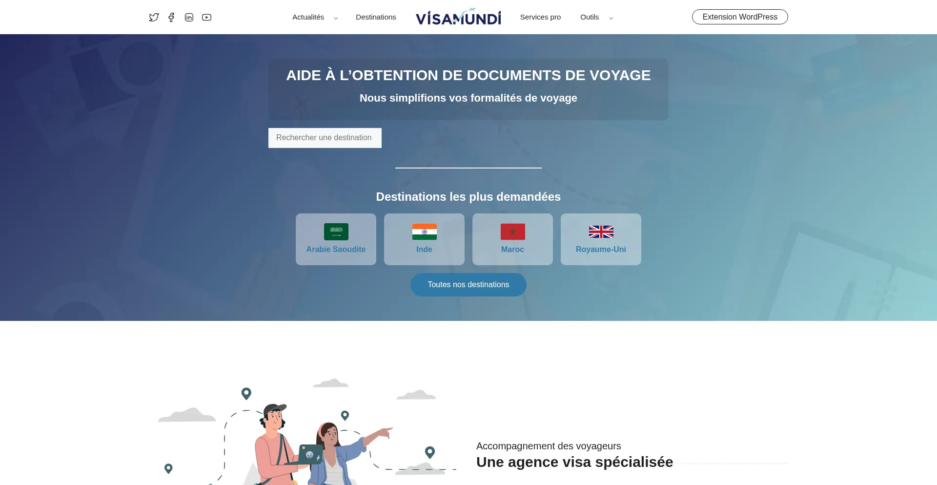 Visamundi.co Screenshot