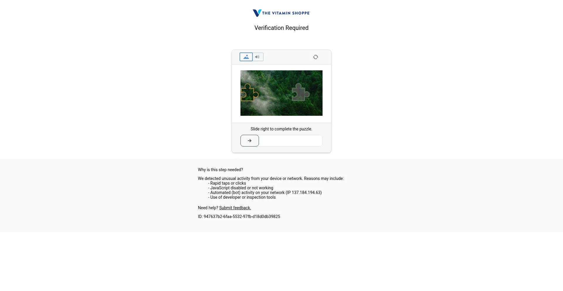 Vitaminshoppe.com Screenshot