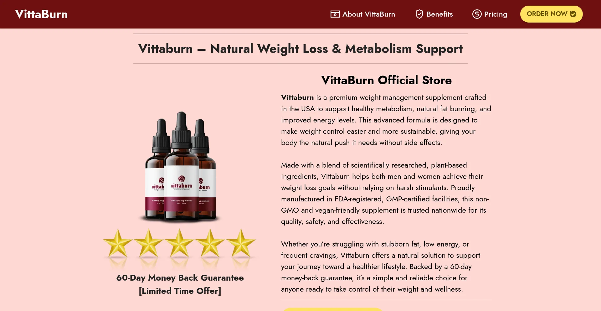 Ist Vittaburns.com sicher und vertrauenswürdig?