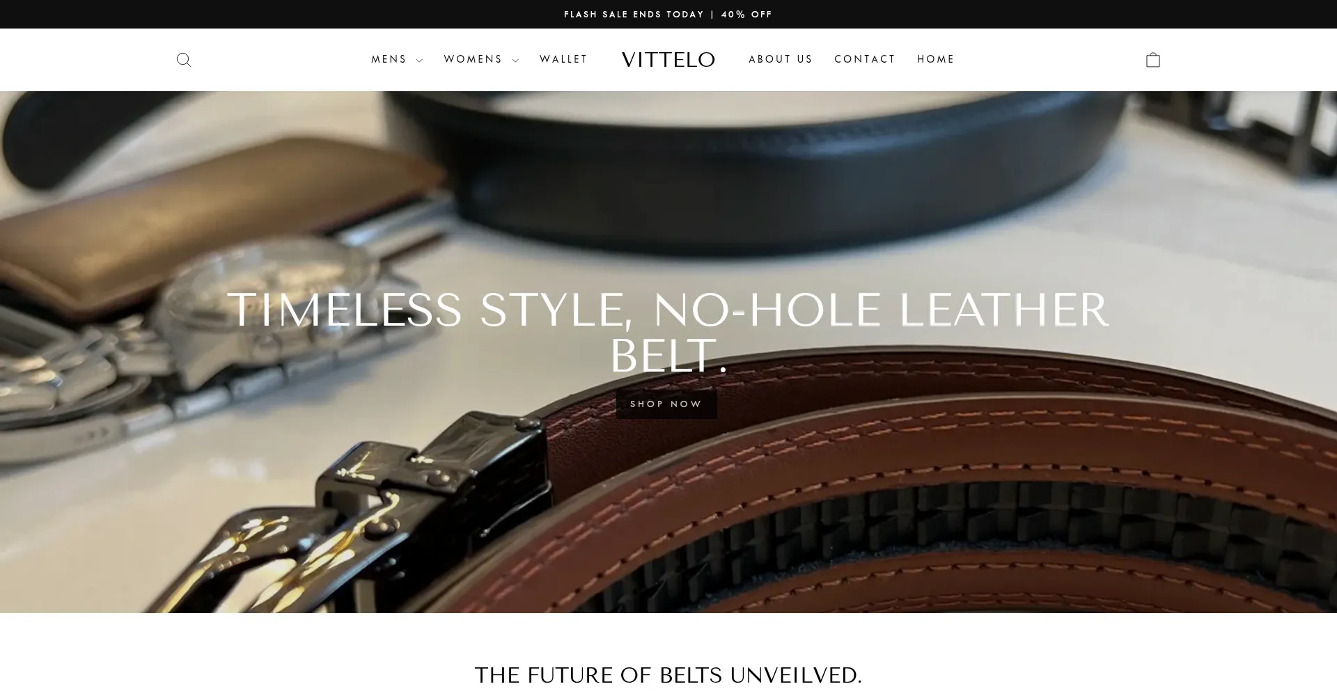 Website screenshot of Vittelo.com