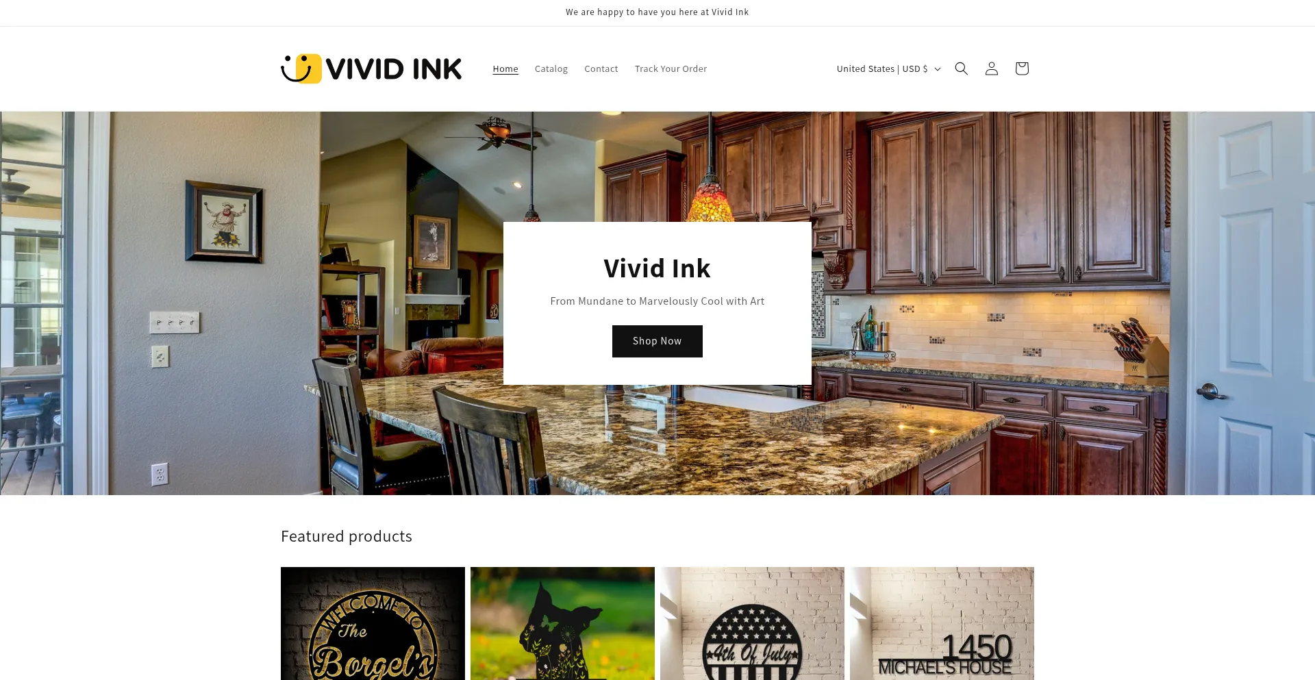 Vividink.shop Screenshot
