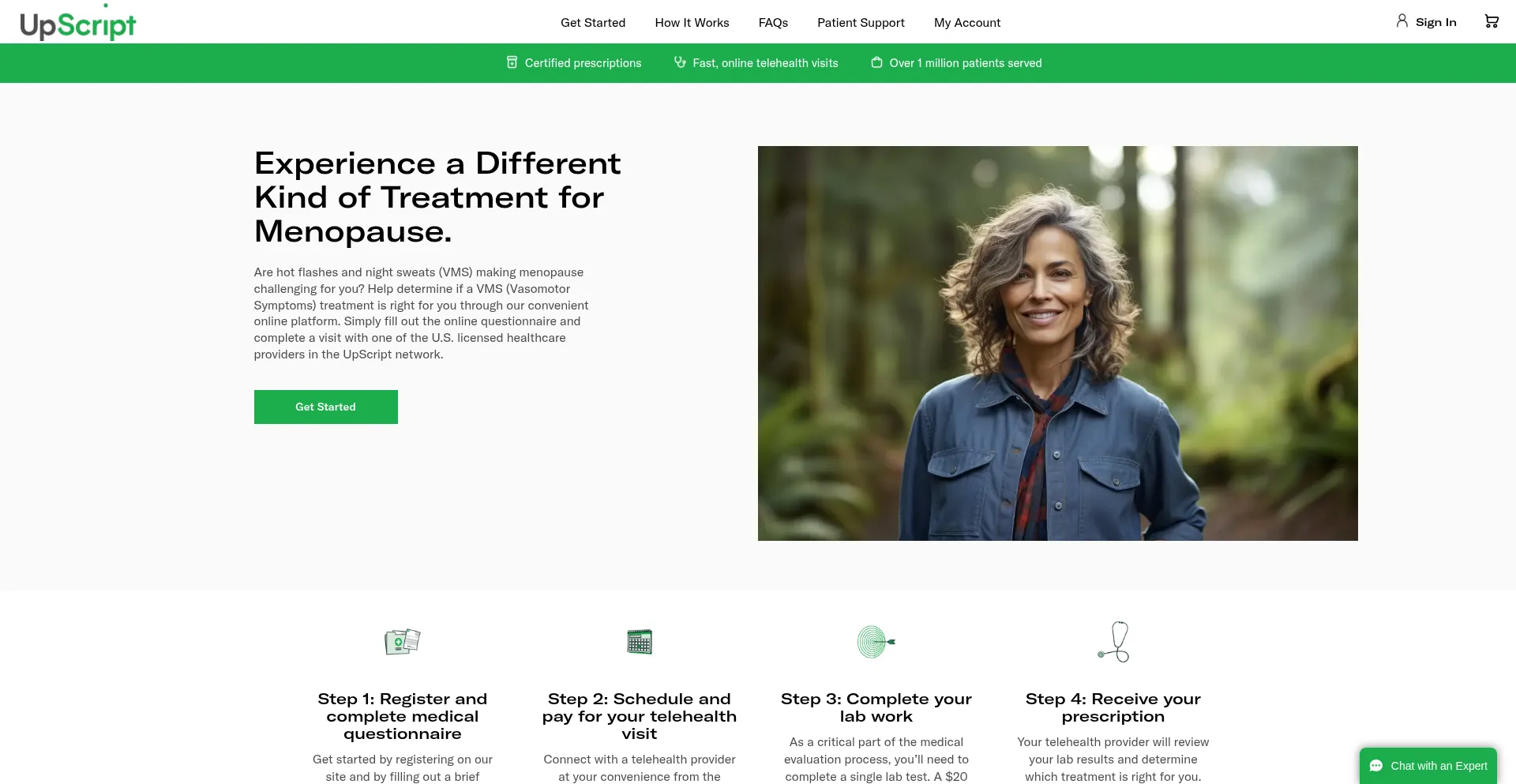 Website screenshot of Vmsdocnow.com