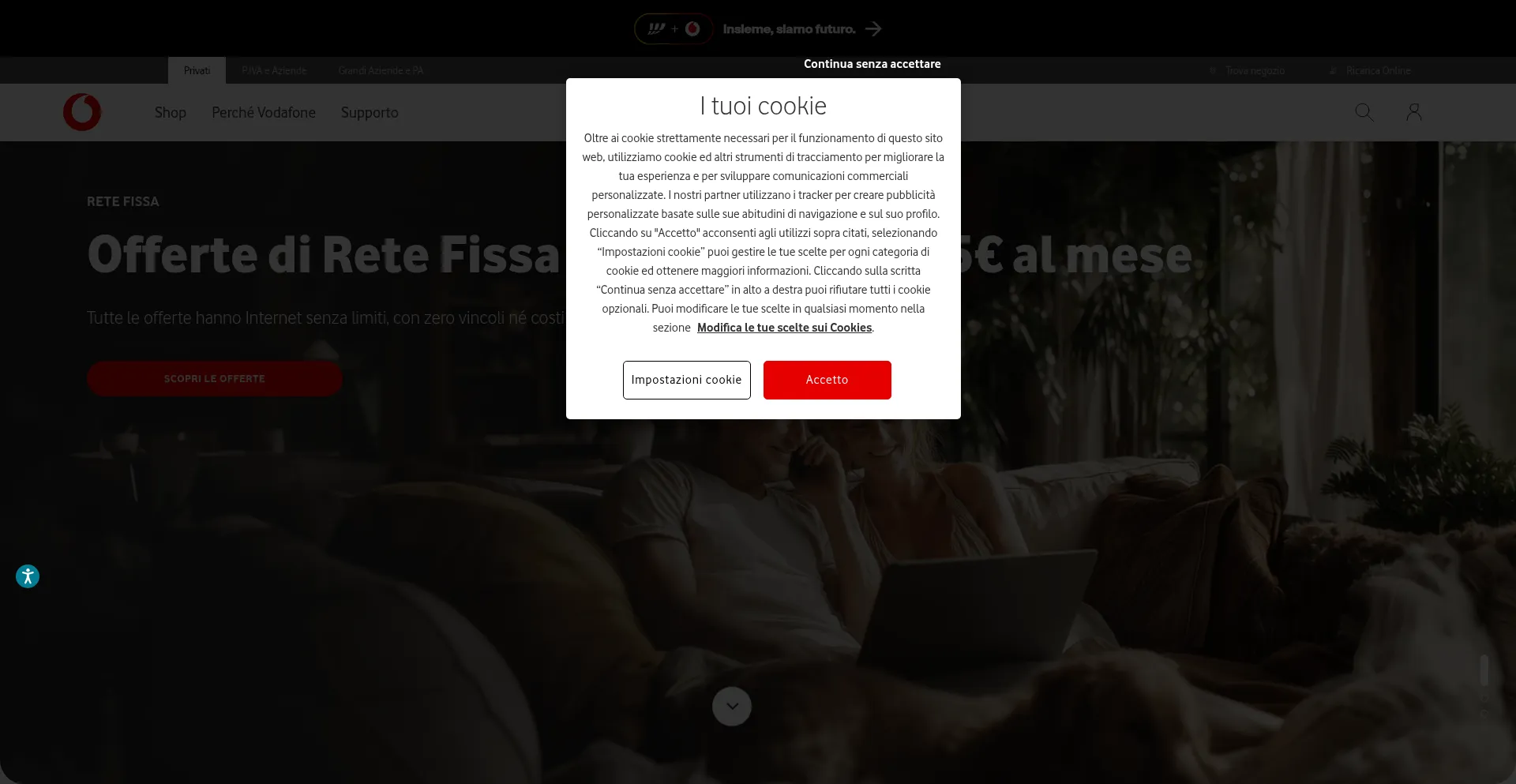 Vodafone.it Screenshot