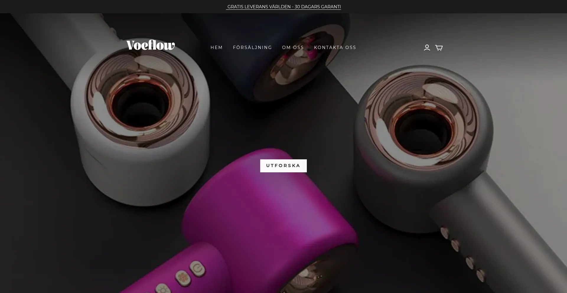Website screenshot of Voeflow-se.com