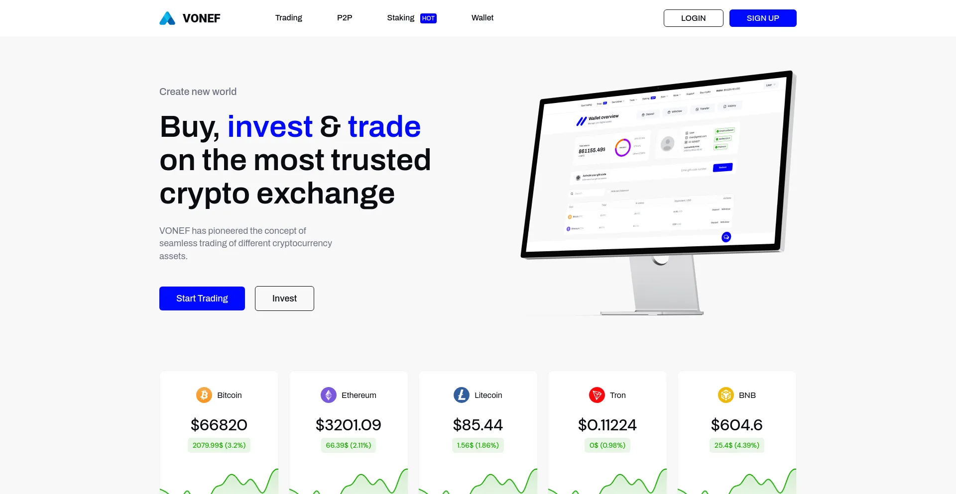 Vonef.com Screenshot