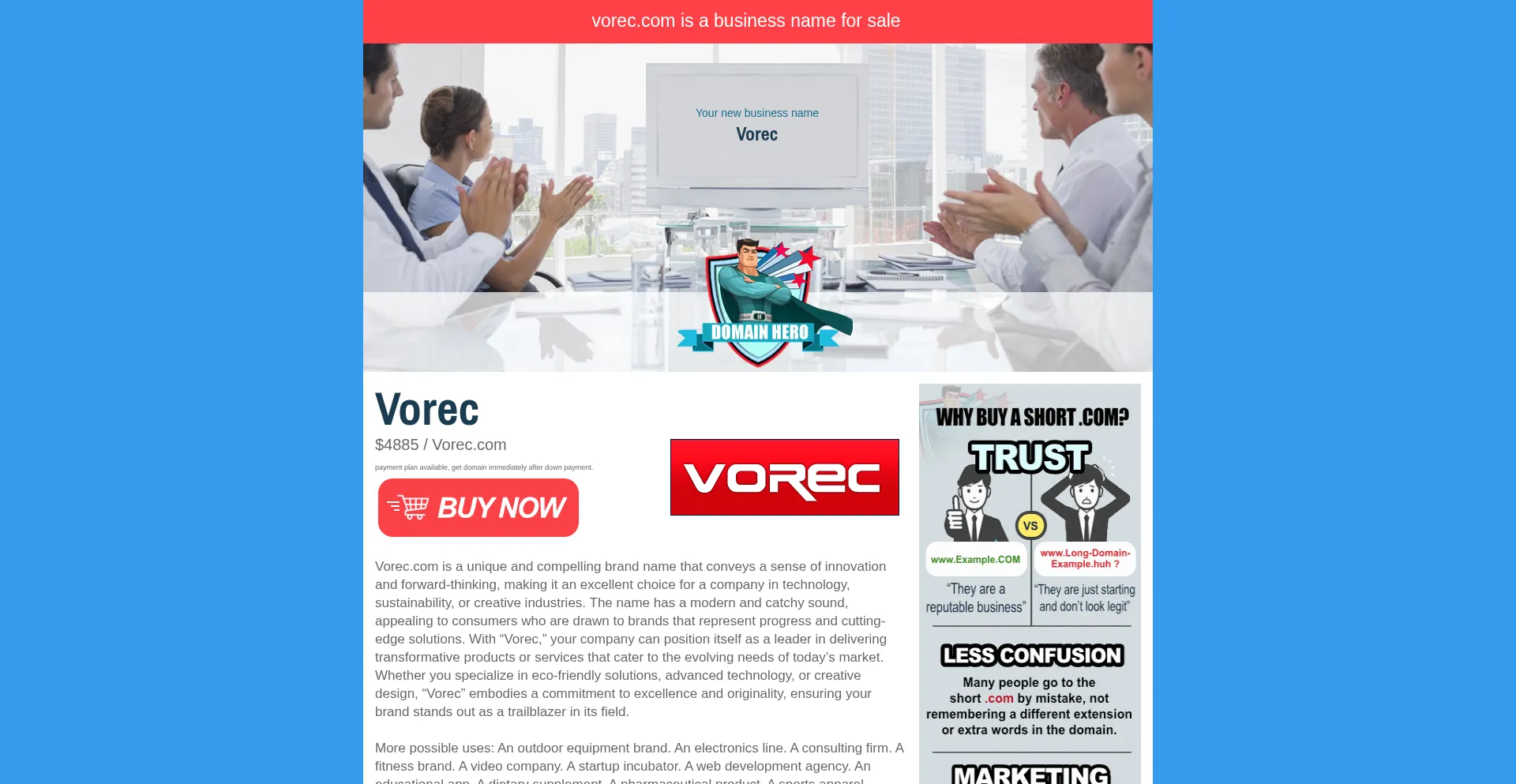 Ist Vorec.com sicher und vertrauenswürdig?