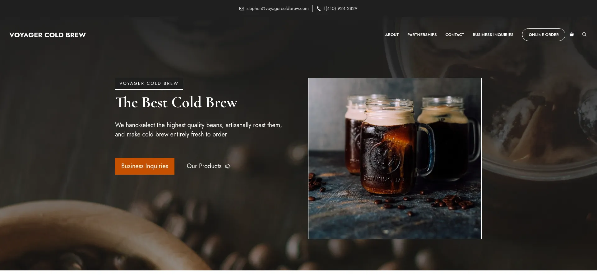 Voyagercoldbrew.com