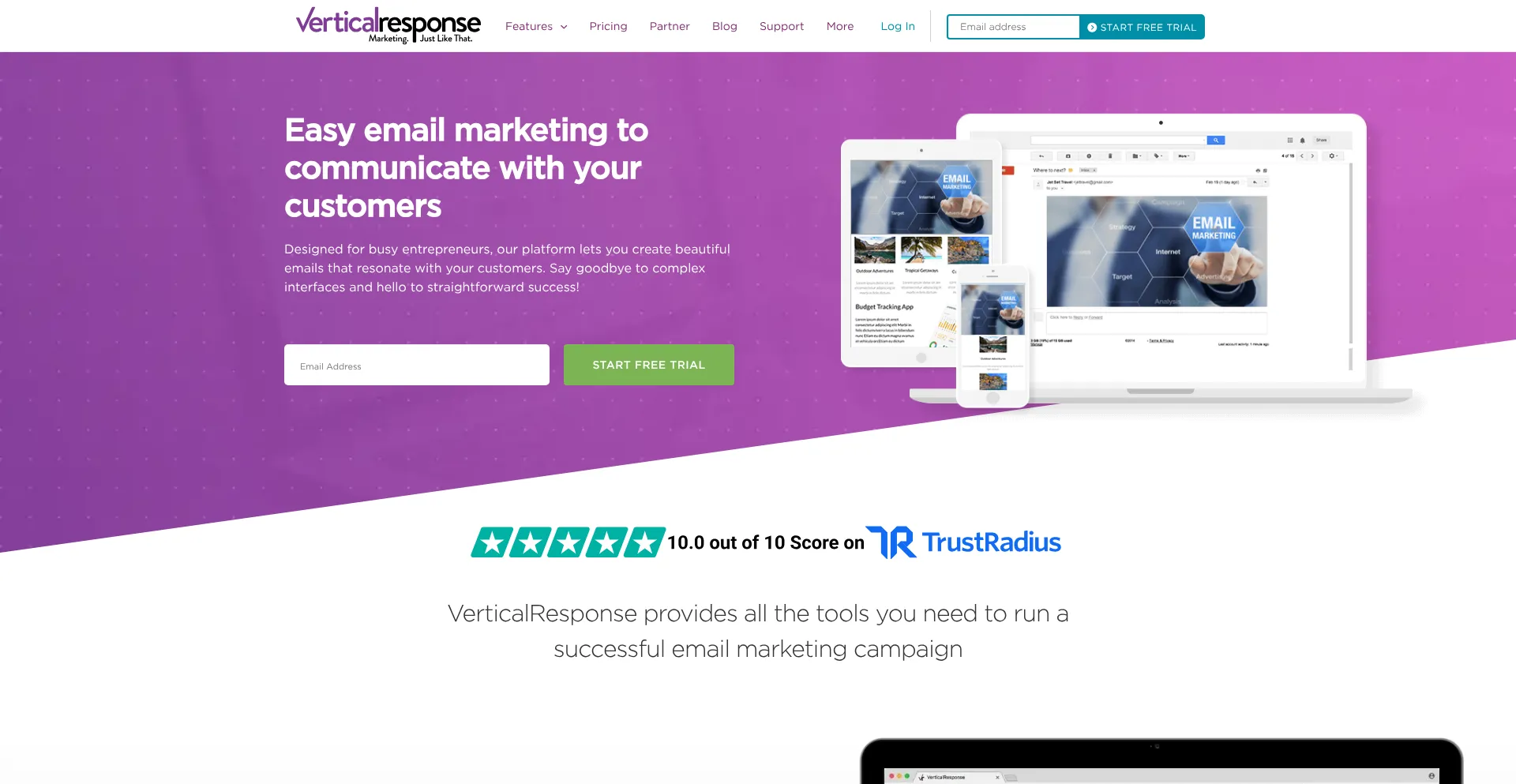 Website screenshot of Vrmailer5.com