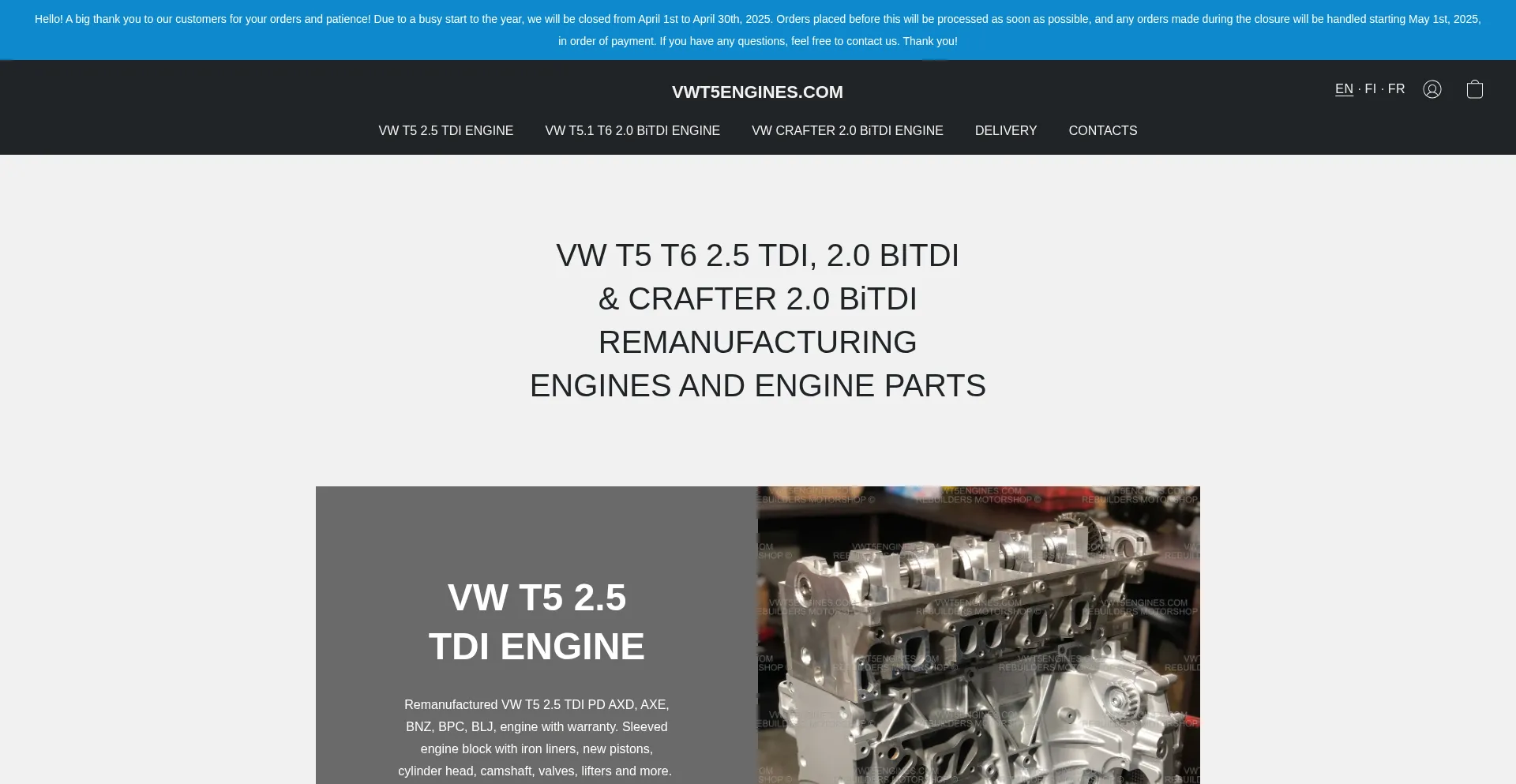 Vwt5engines.com