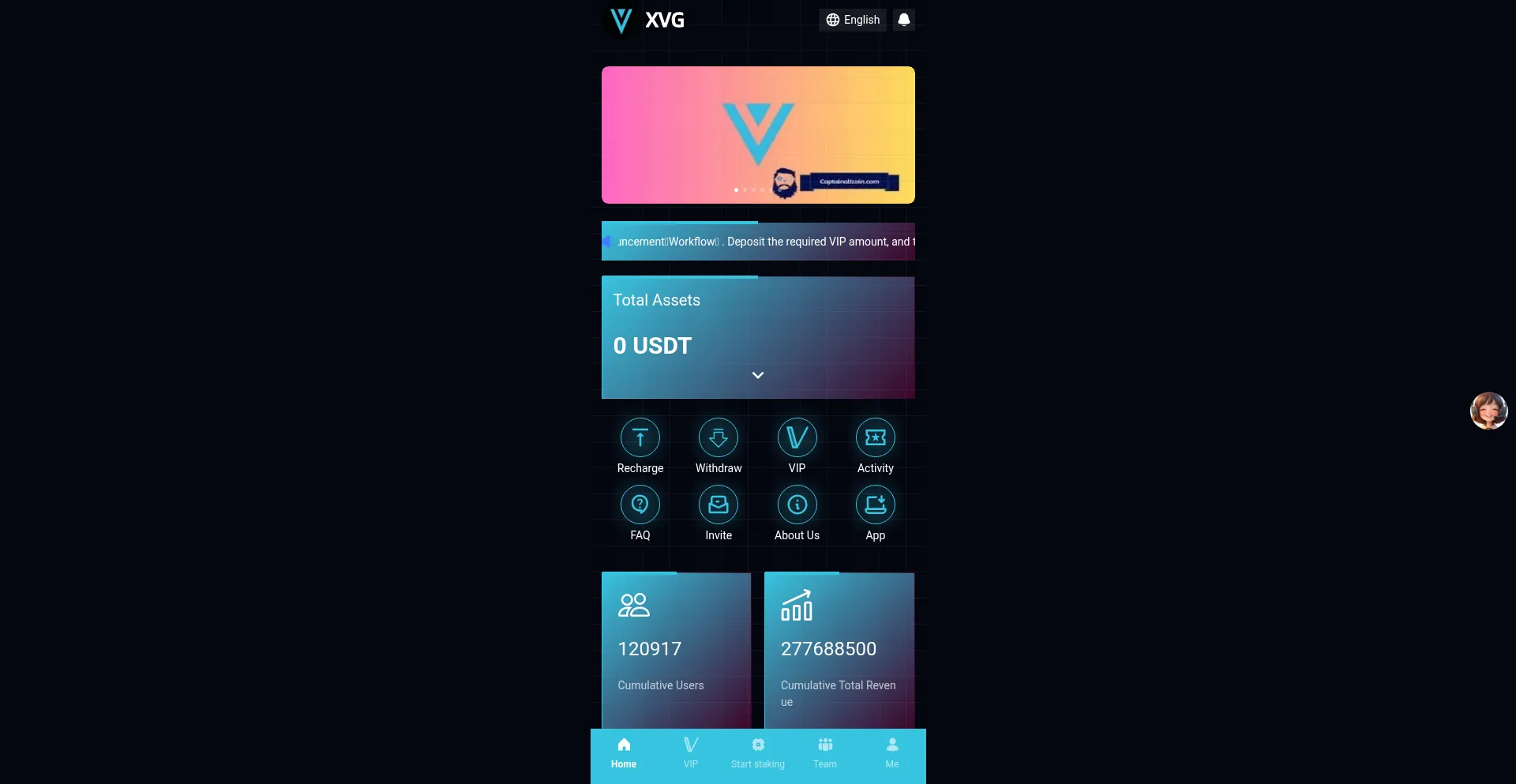 Website screenshot of Vxgvcyyy.com
