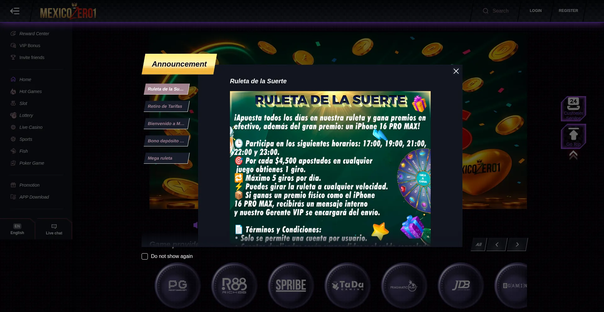 Website screenshot of Wanna557.mexico01.com