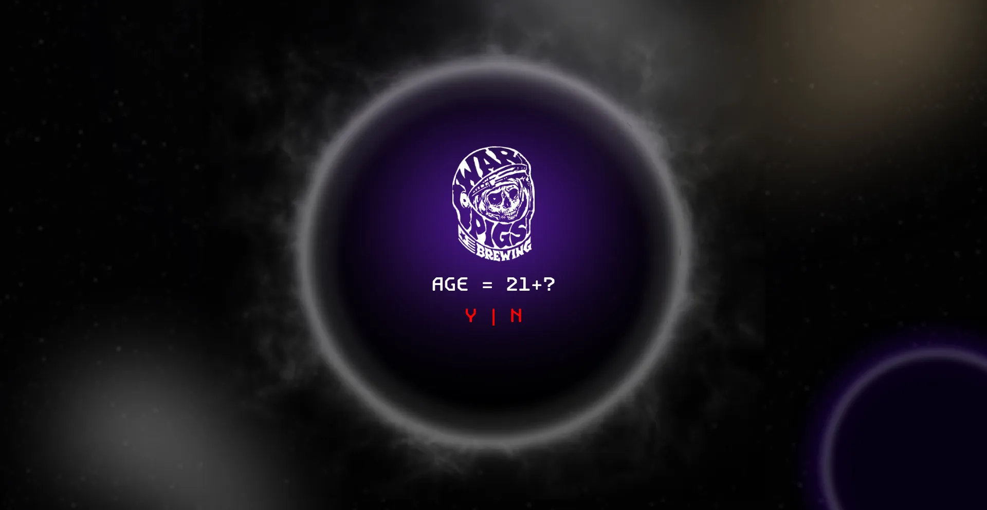 Website screenshot of Warpigs.com