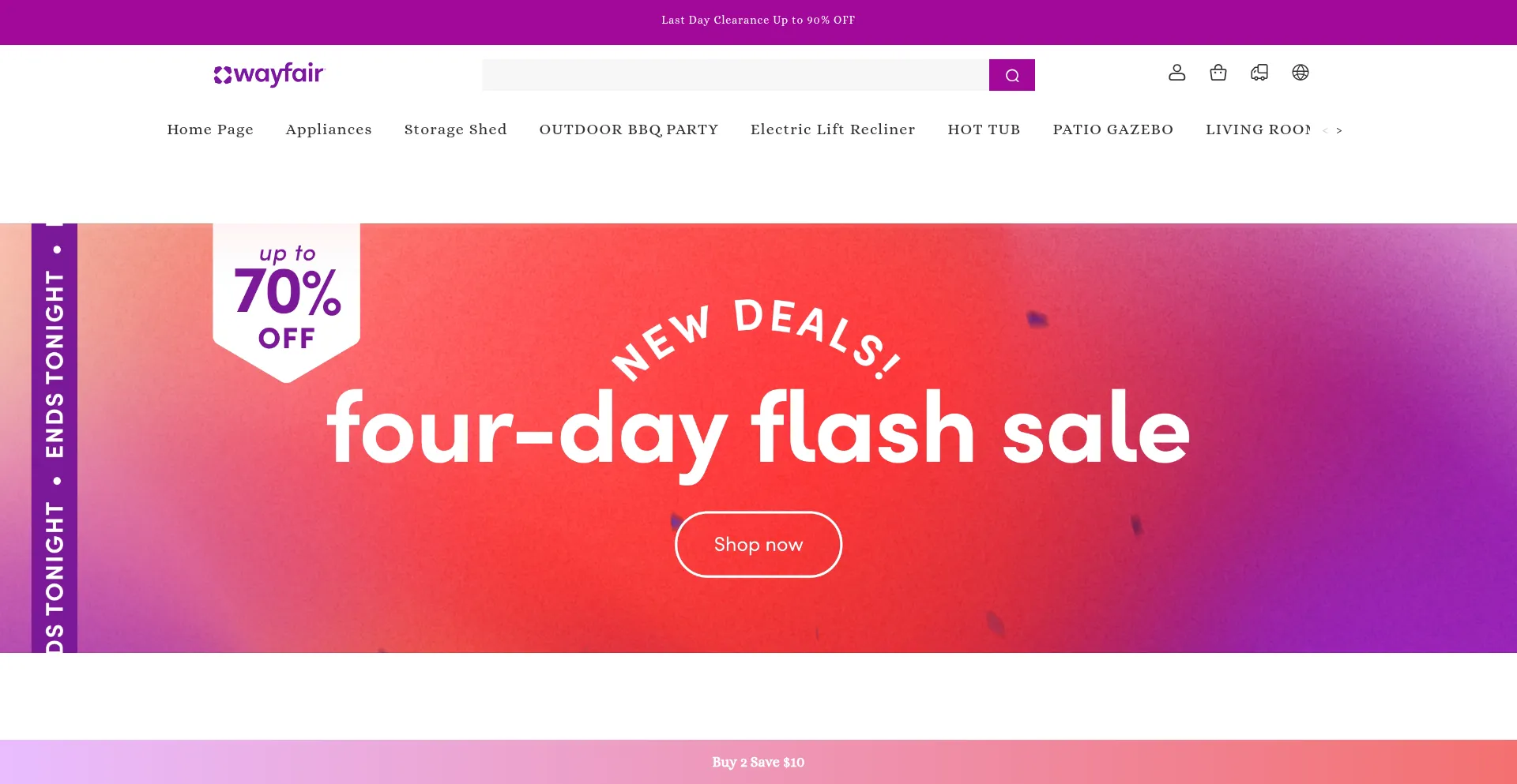 Website screenshot of Wayonlinesummer.com