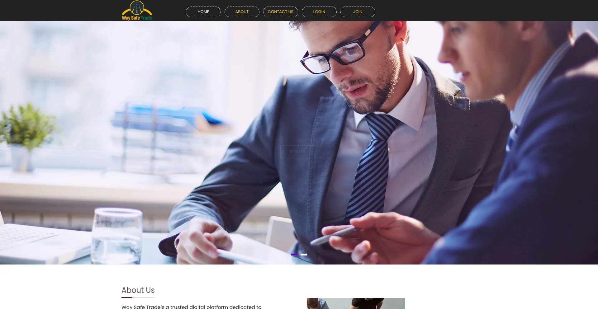 Website screenshot of Waysafetradeindia.info