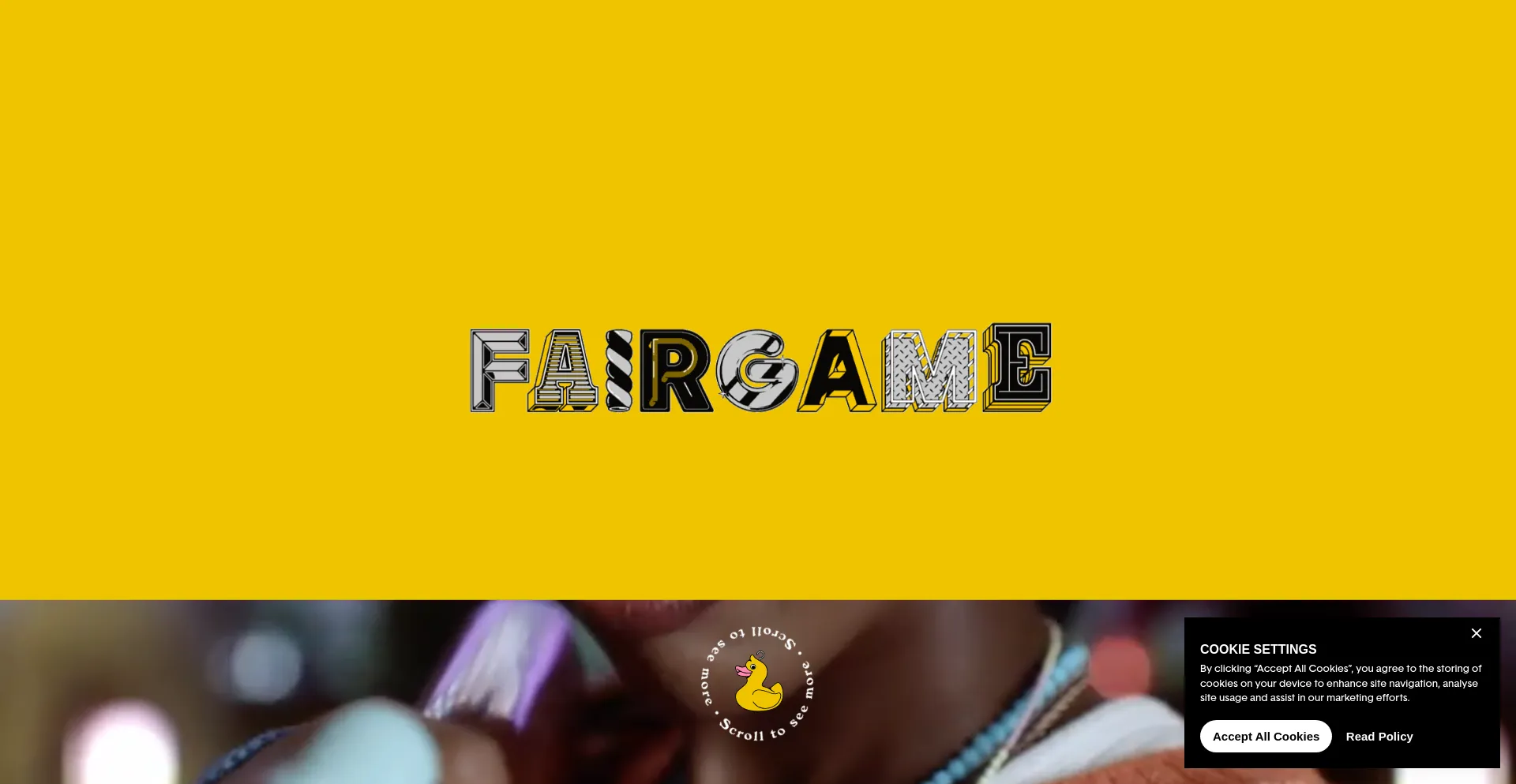 Website screenshot of Wearefairgame.com