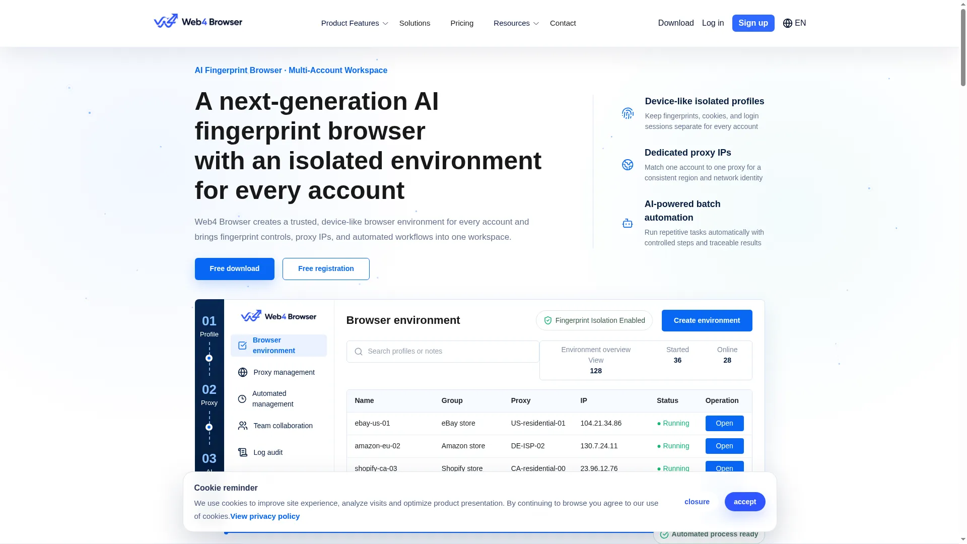 Web4browser.io
