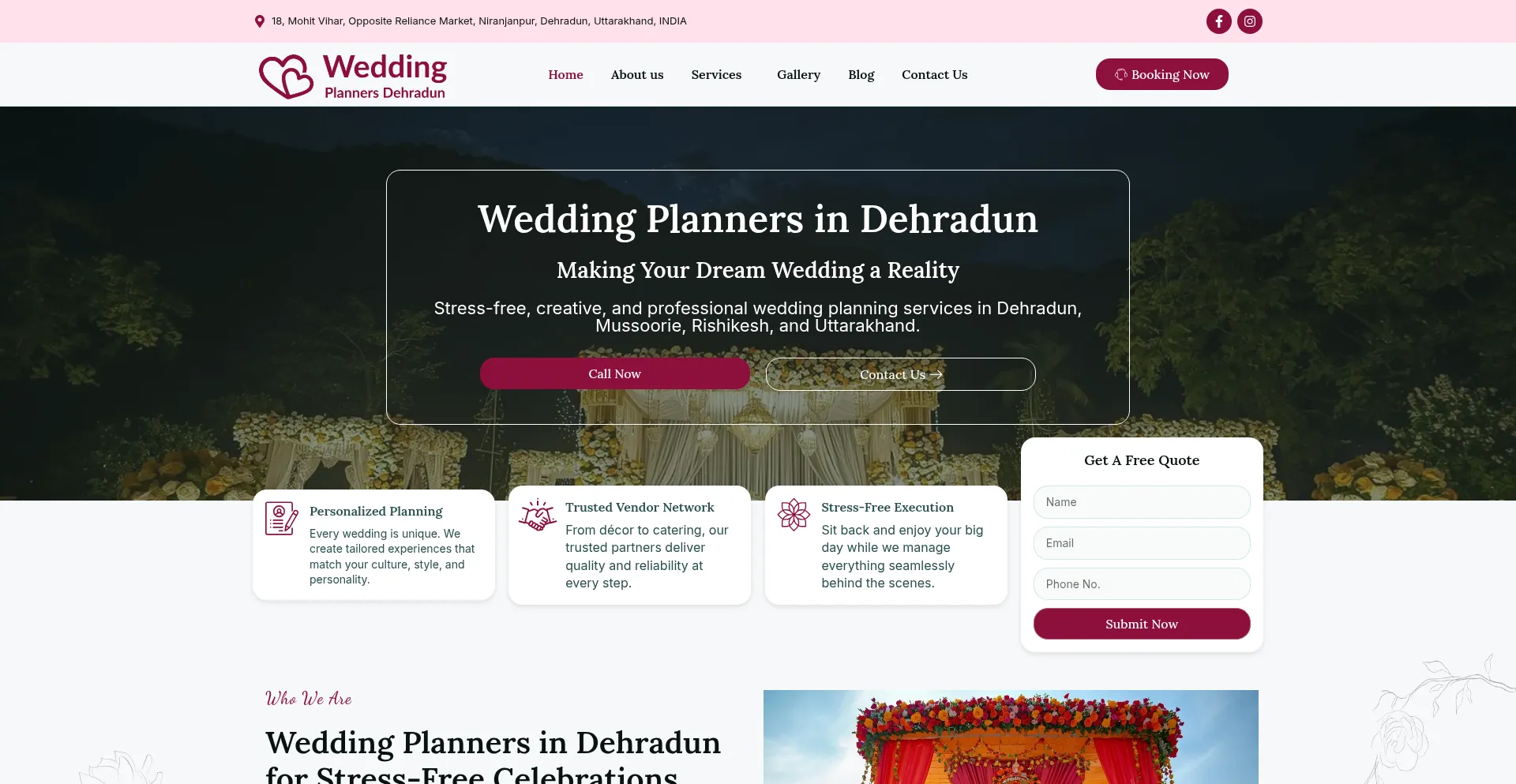 Ist Weddingplannersdehradun.com sicher und vertrauenswürdig?