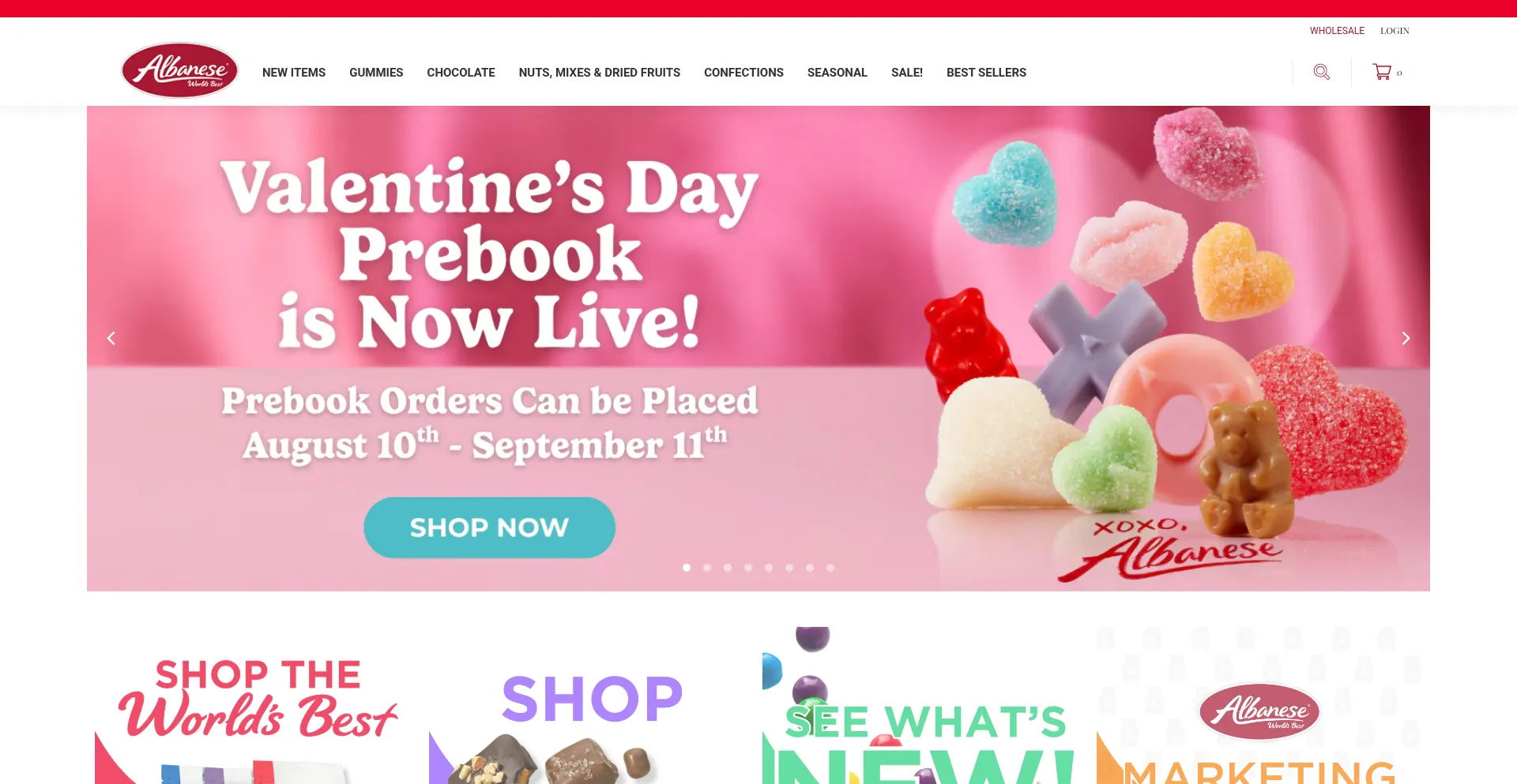 Wholesale.albaneseconfectionery.com