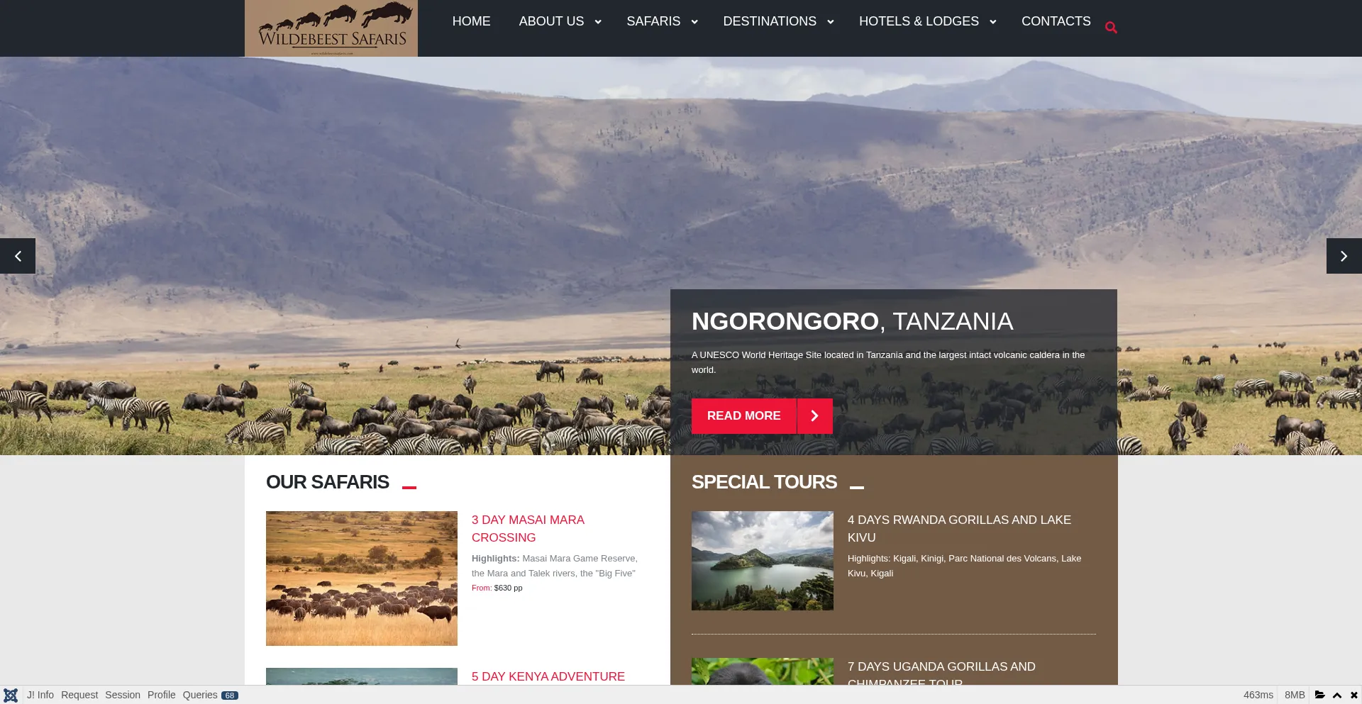 Ist Wildebeestsafaris.com sicher und vertrauenswürdig?
