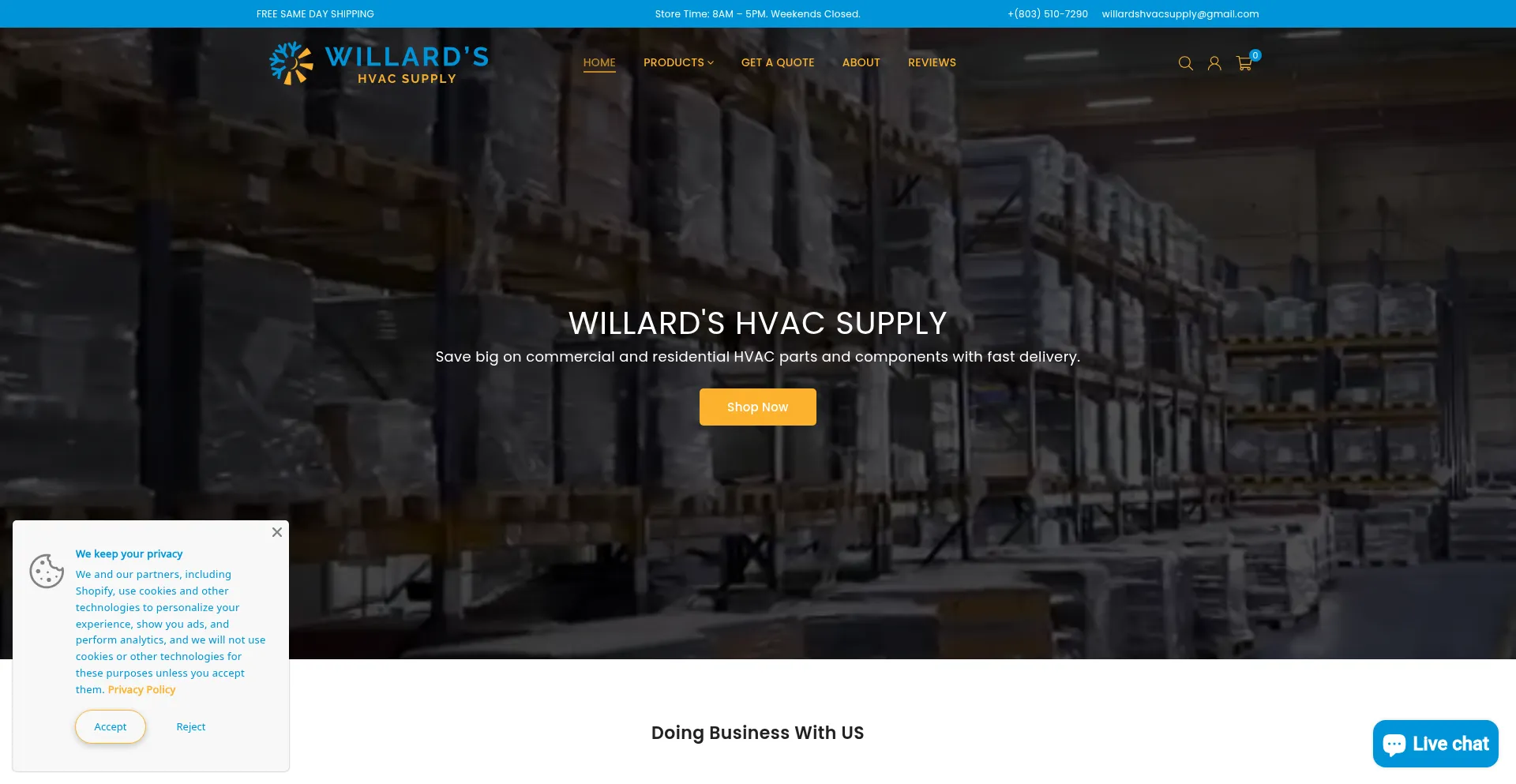 Willardshvacsupply.com