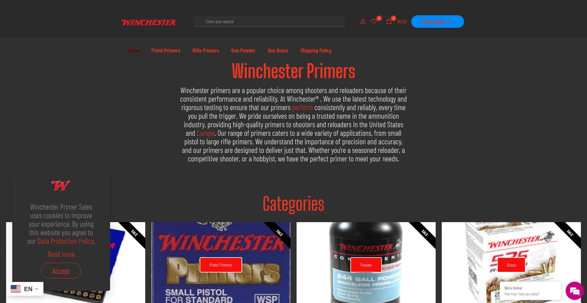 Winchesterprimersales.com