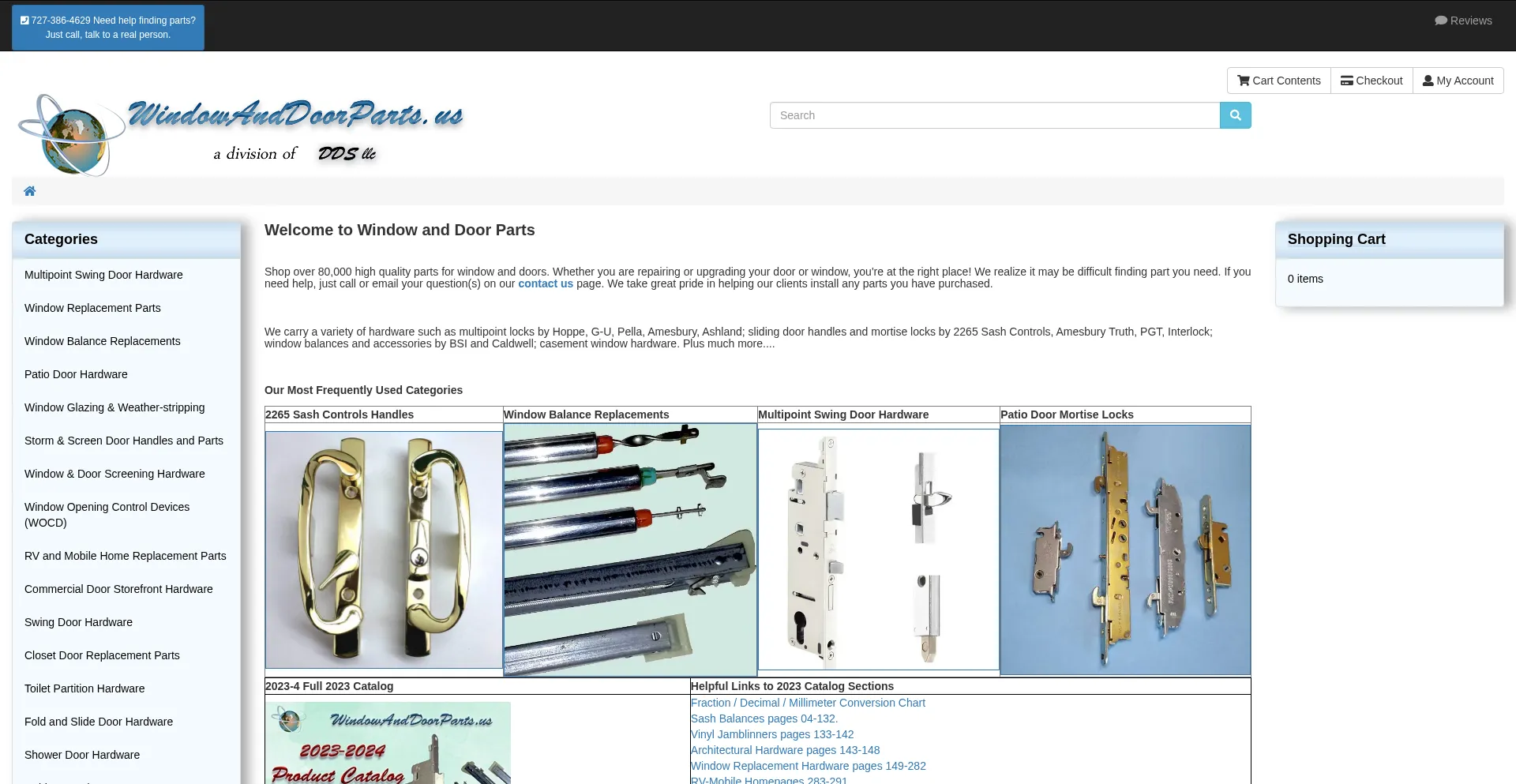 Windowanddoorparts.us