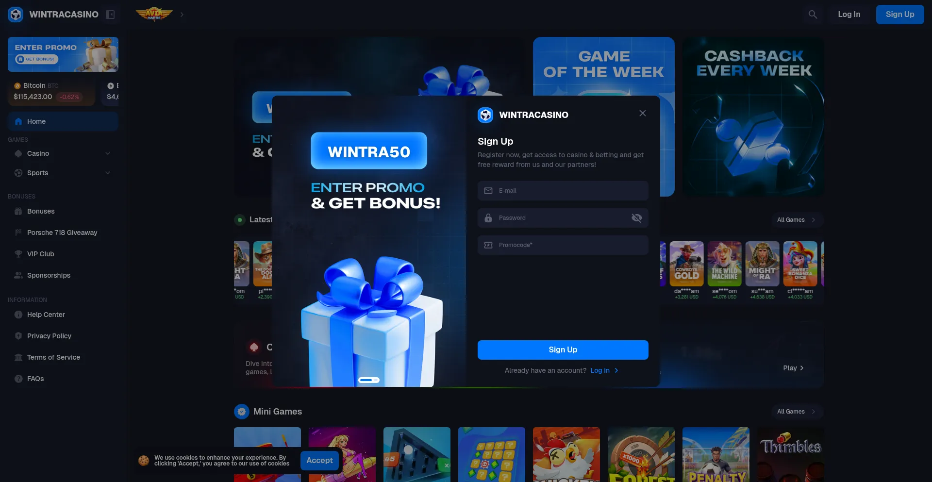 Ist Wintracasino.com sicher und vertrauenswürdig?