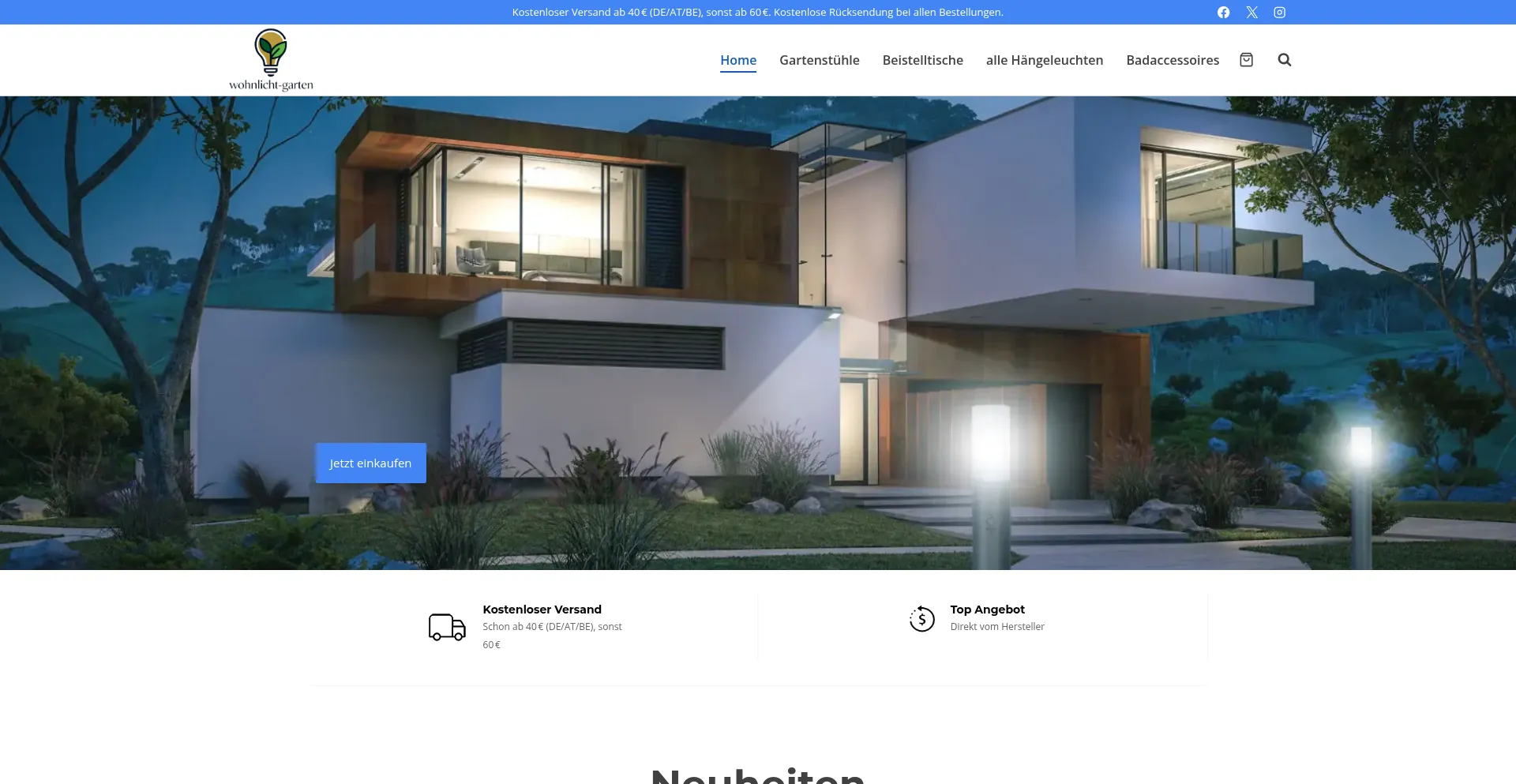 Wohnlicht-garten.com