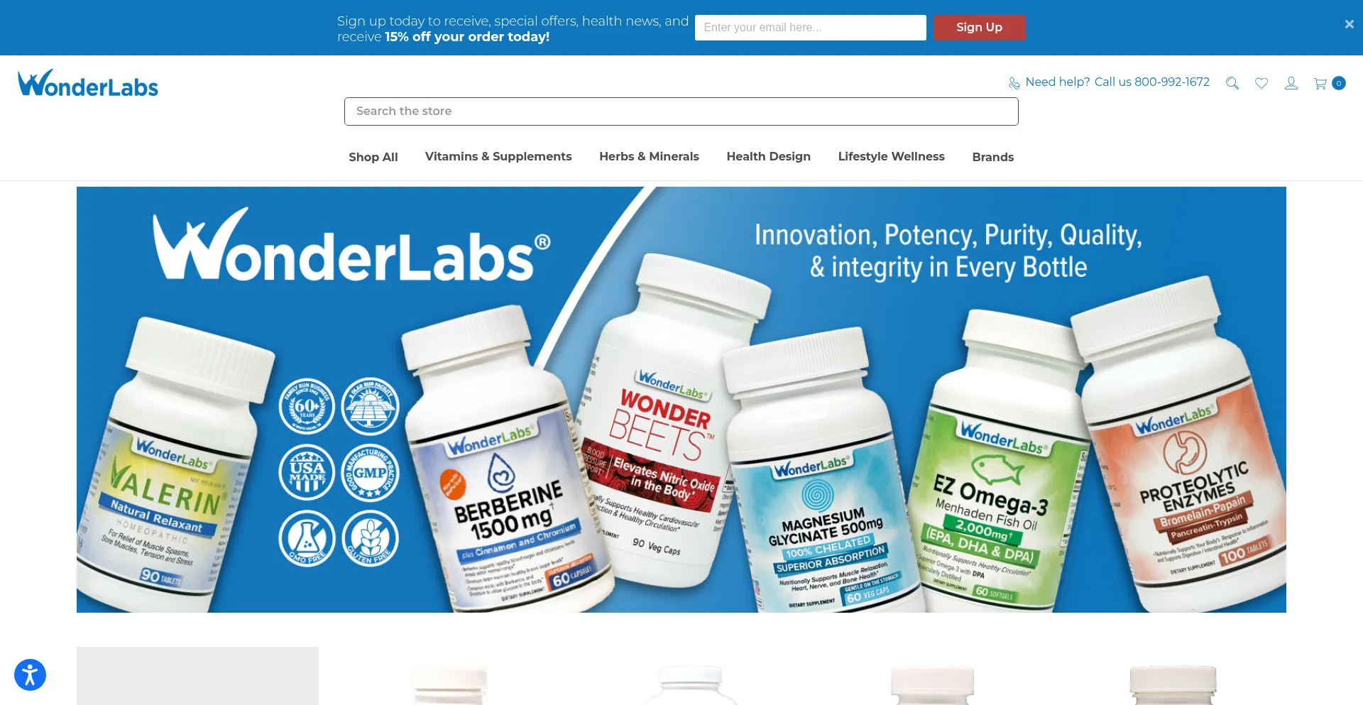 Wonderlabs.com Screenshot
