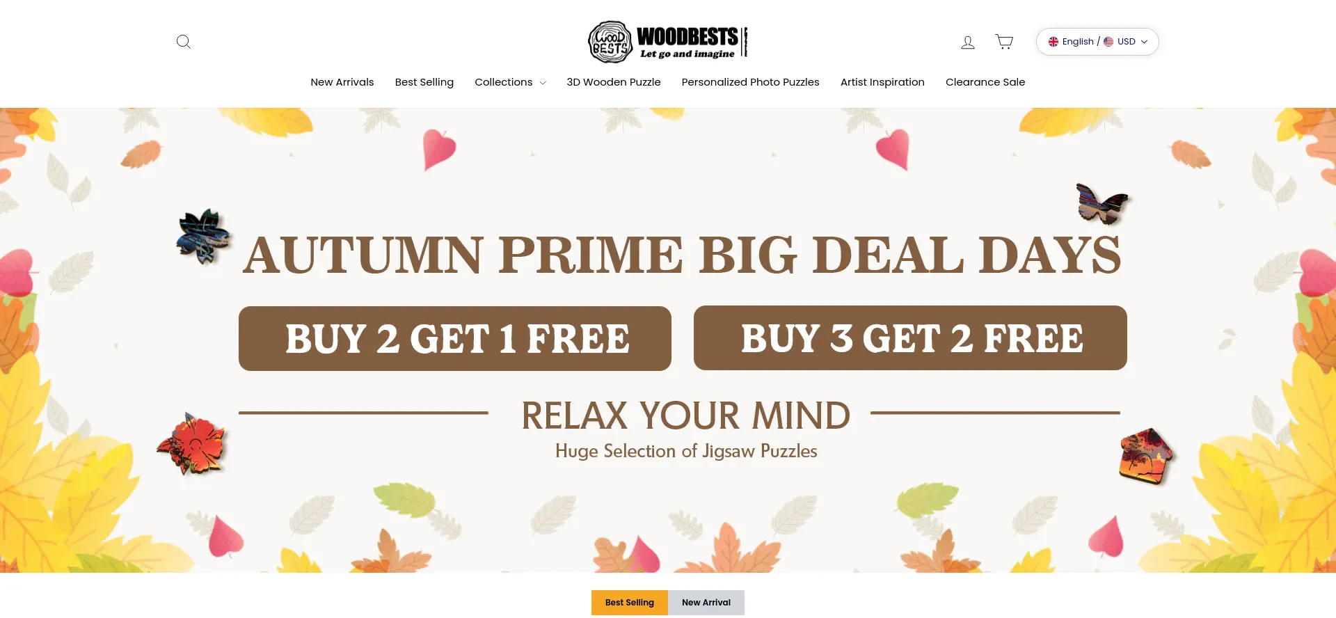 Website screenshot of Woodbests.com