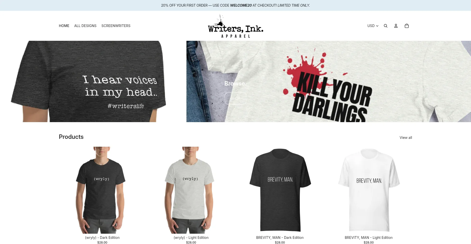 Ist Writersinkapparel.com sicher und vertrauenswürdig?