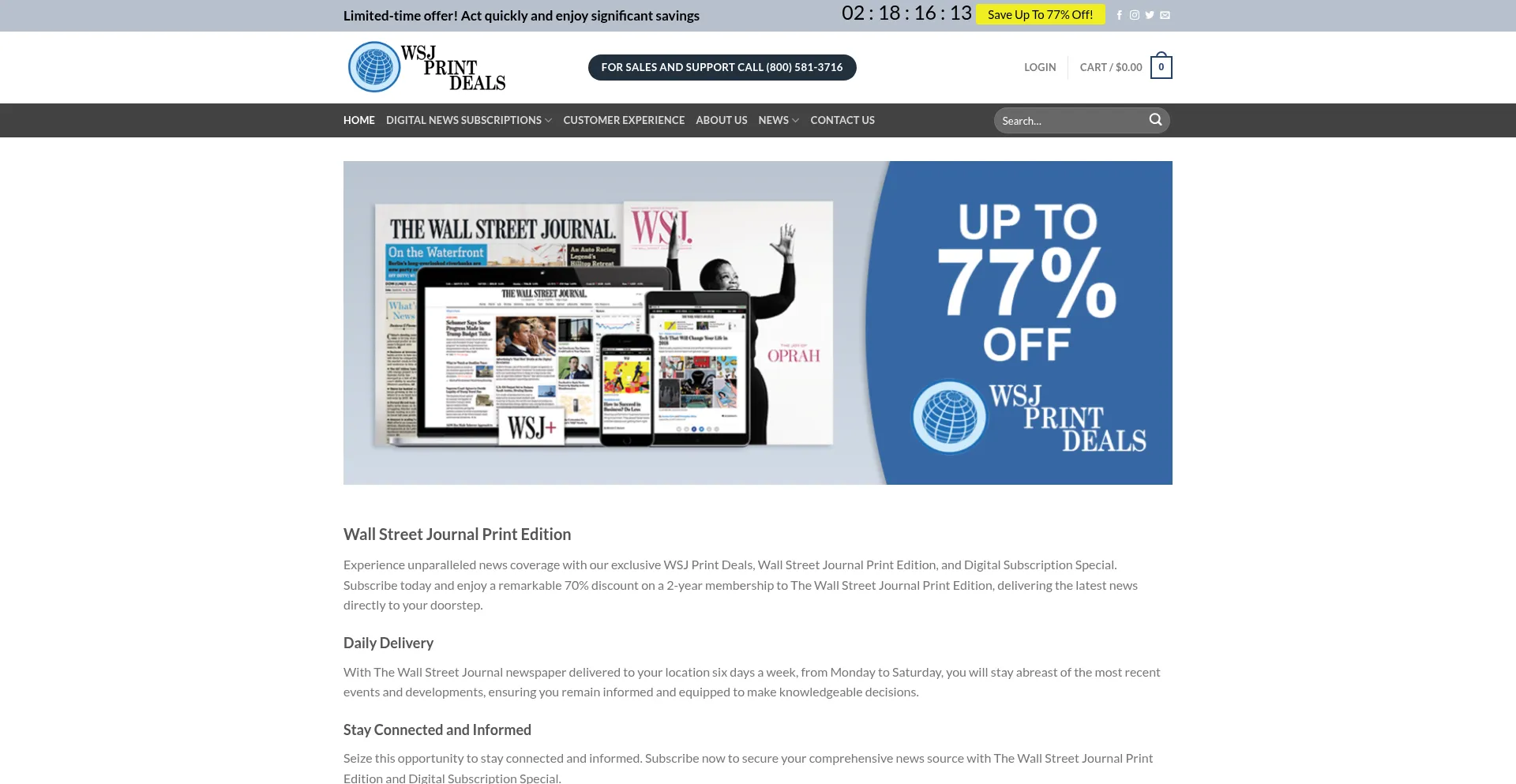 Wsjprintdeals.com