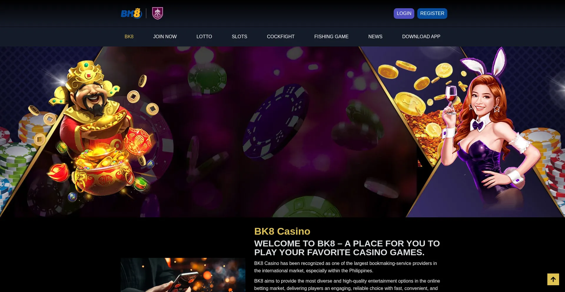Www-bk8.com Screenshot