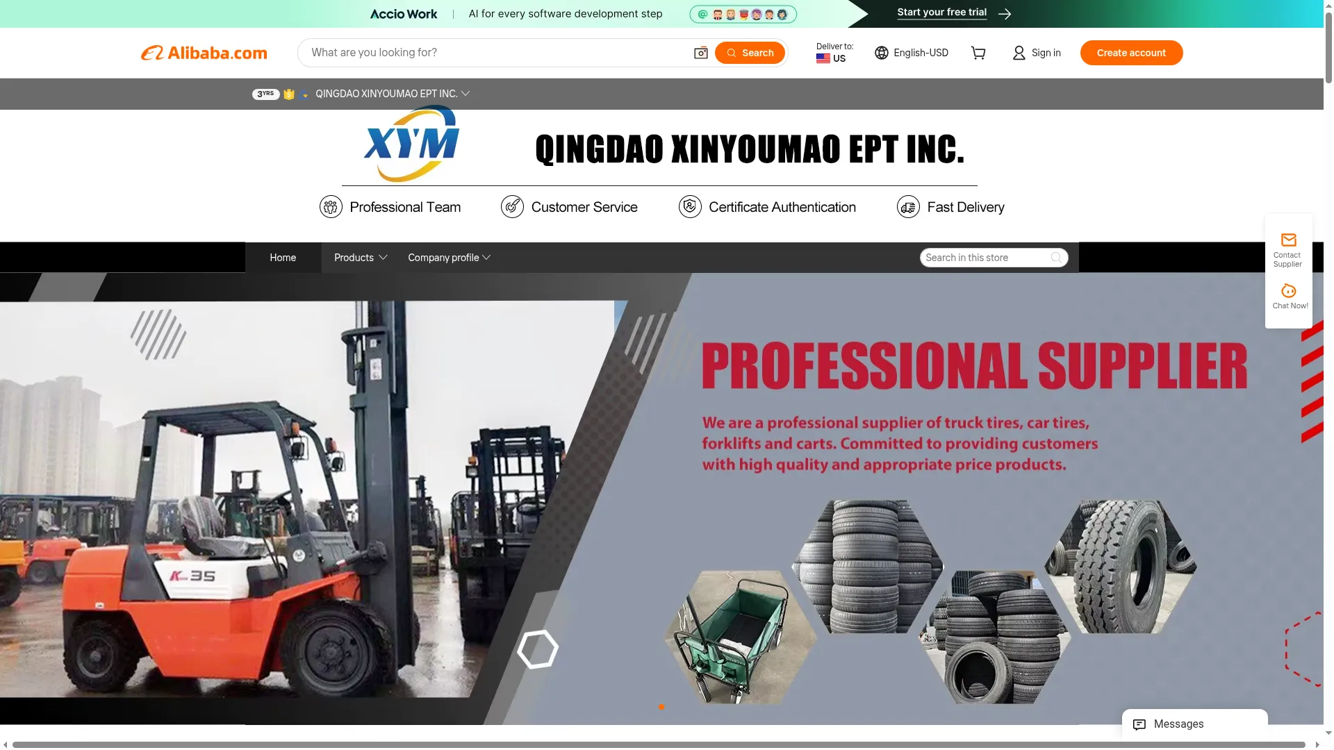 Xinyoumao.m.en.alibaba.com