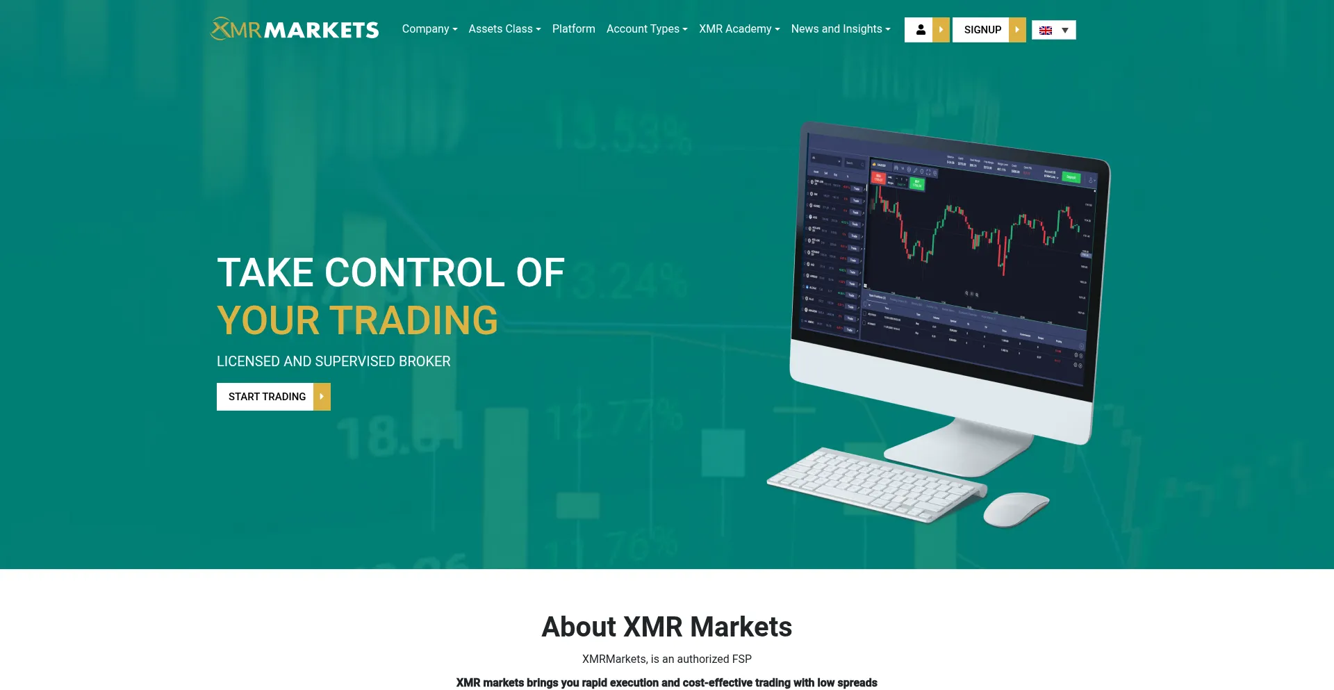 Xmrmarkets.com Screenshot