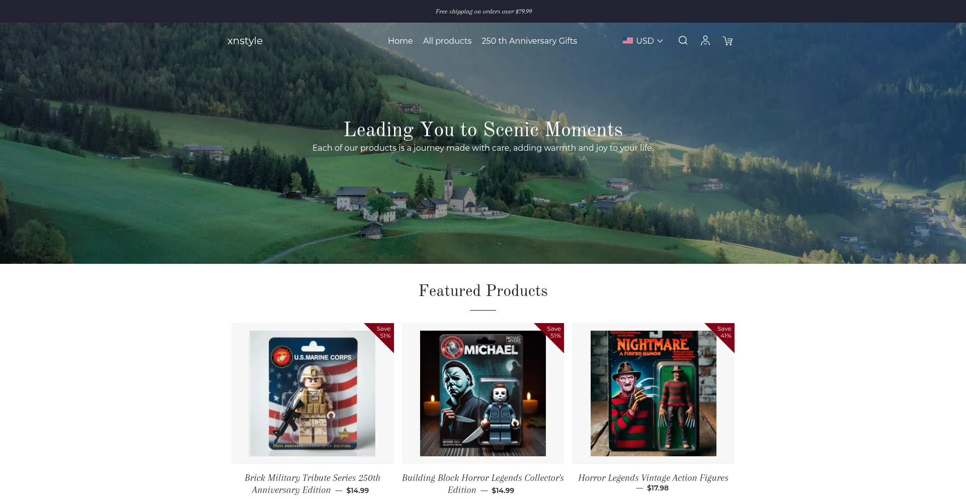 Website screenshot of Xnstyle.com