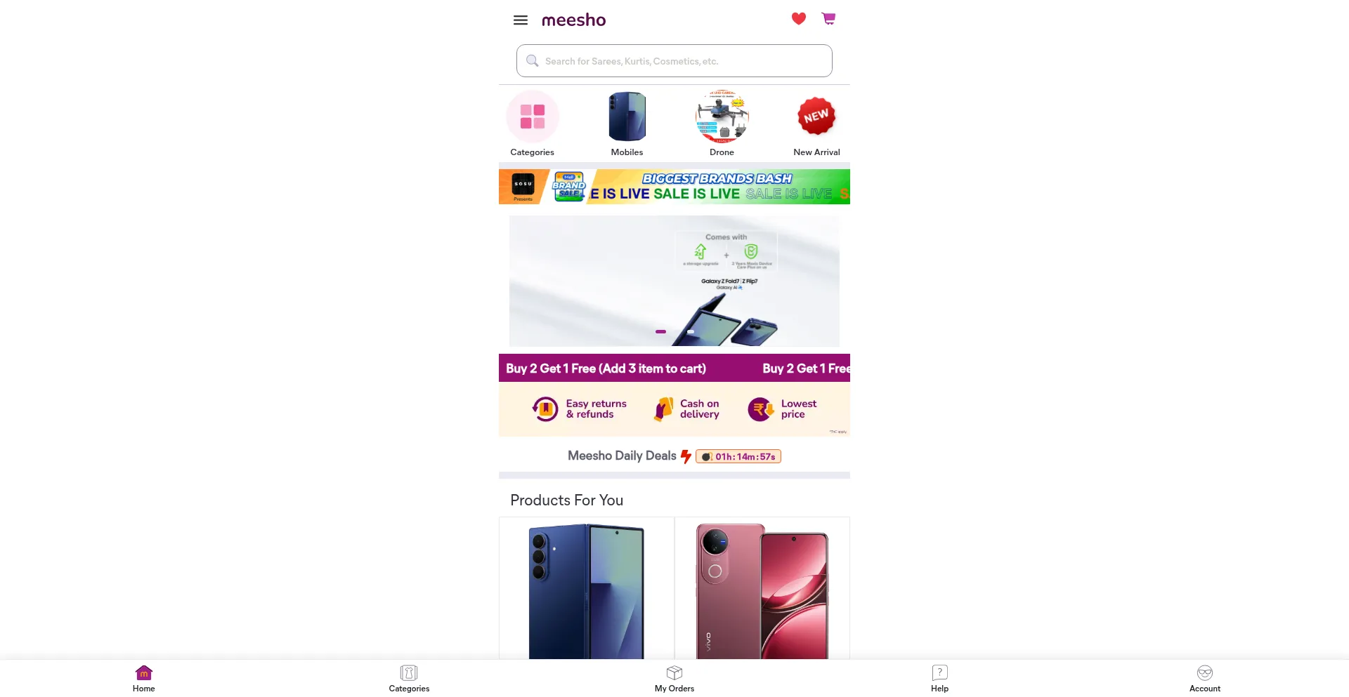Website screenshot of Xoofi.shop