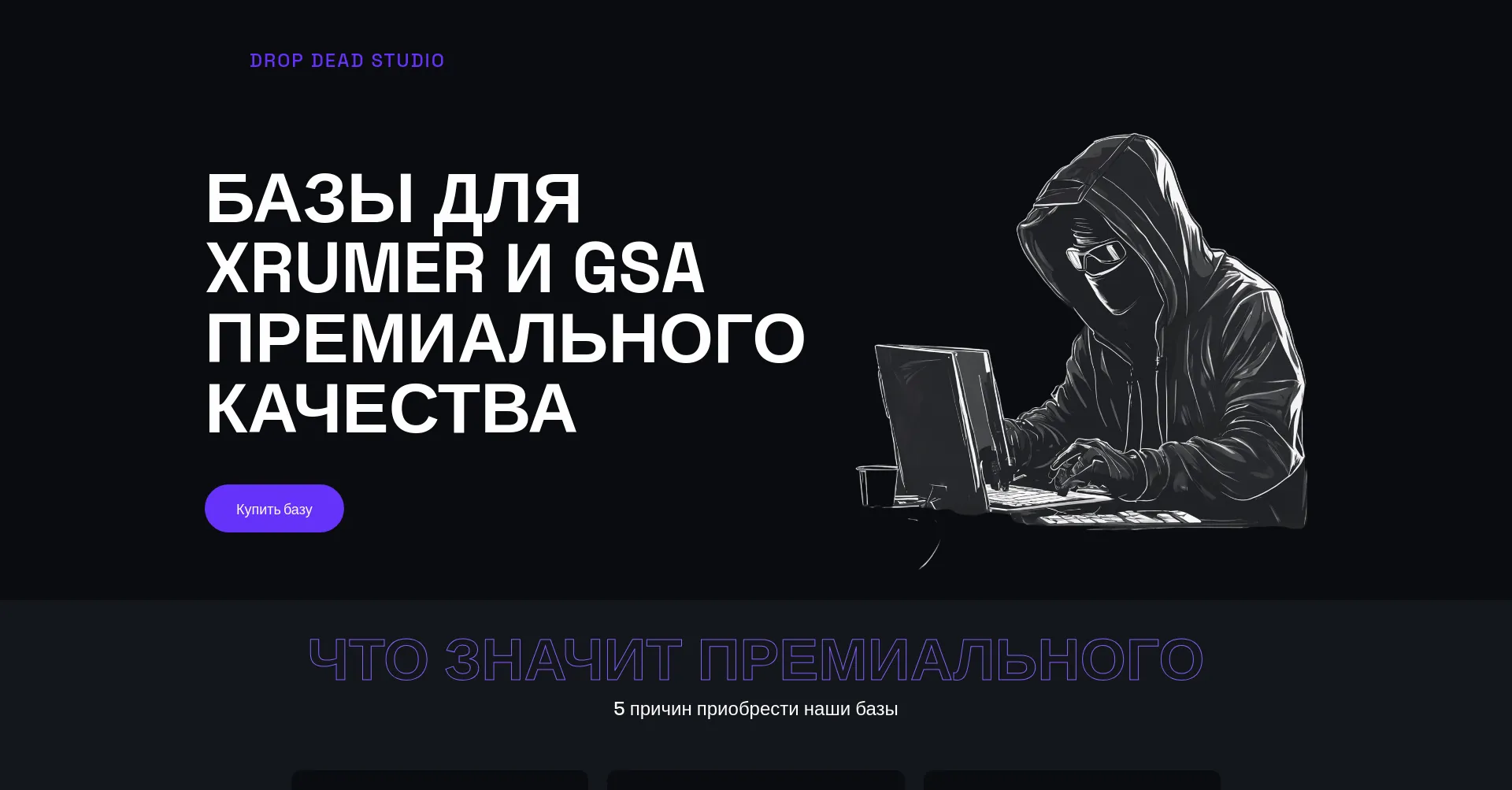 Website screenshot of Xrumerbasee.ru