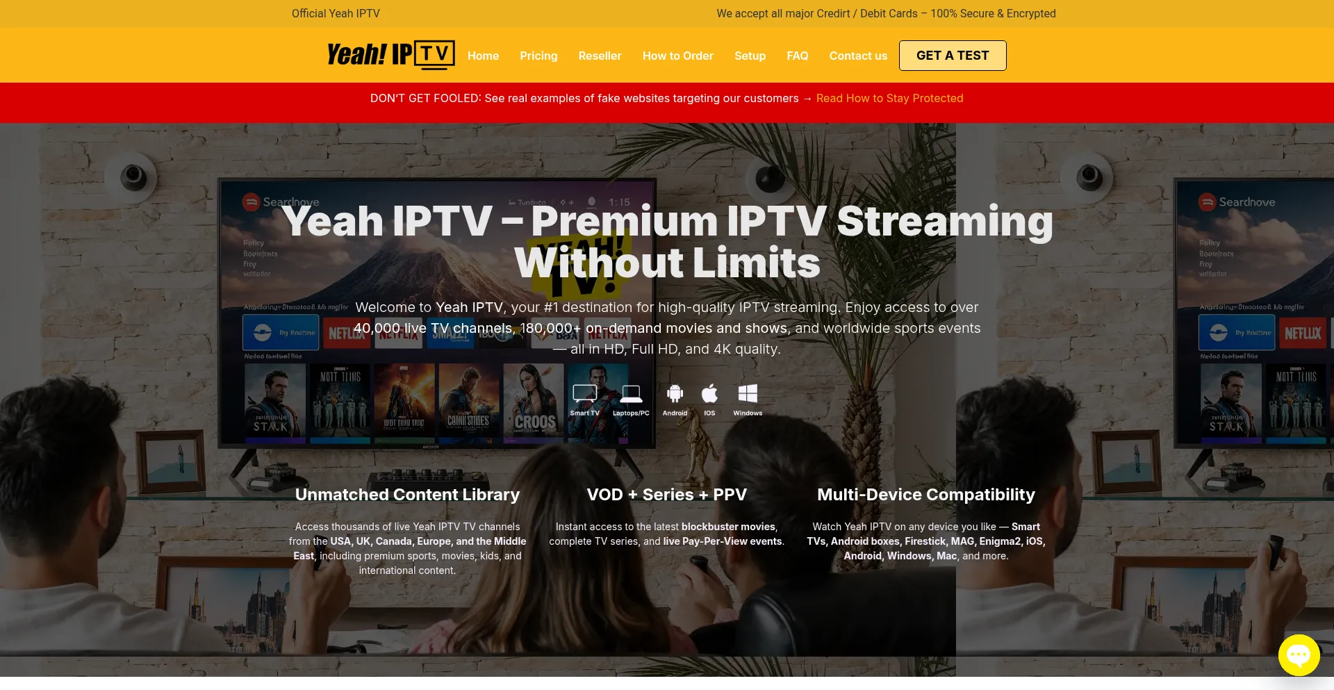 Ist Yeahiptv.io sicher und vertrauenswürdig?