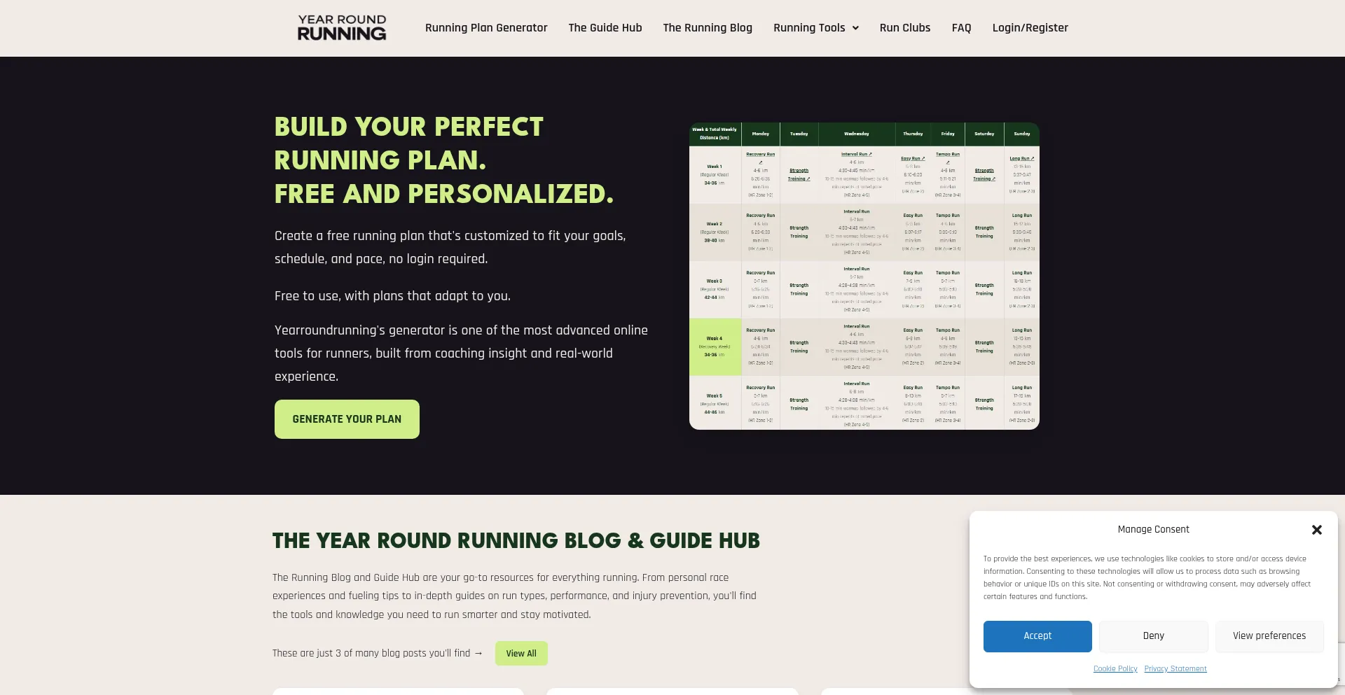 Yearroundrunning.com