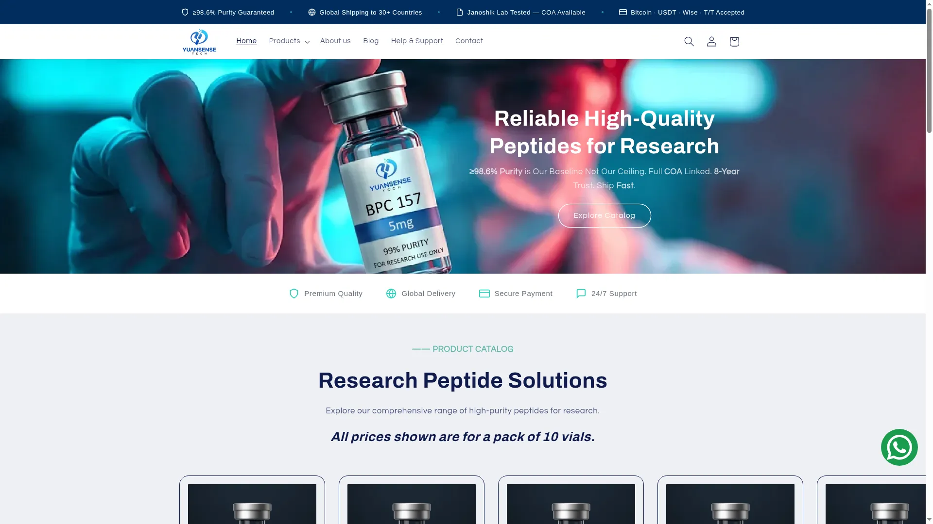 Yuansensepeptide.com