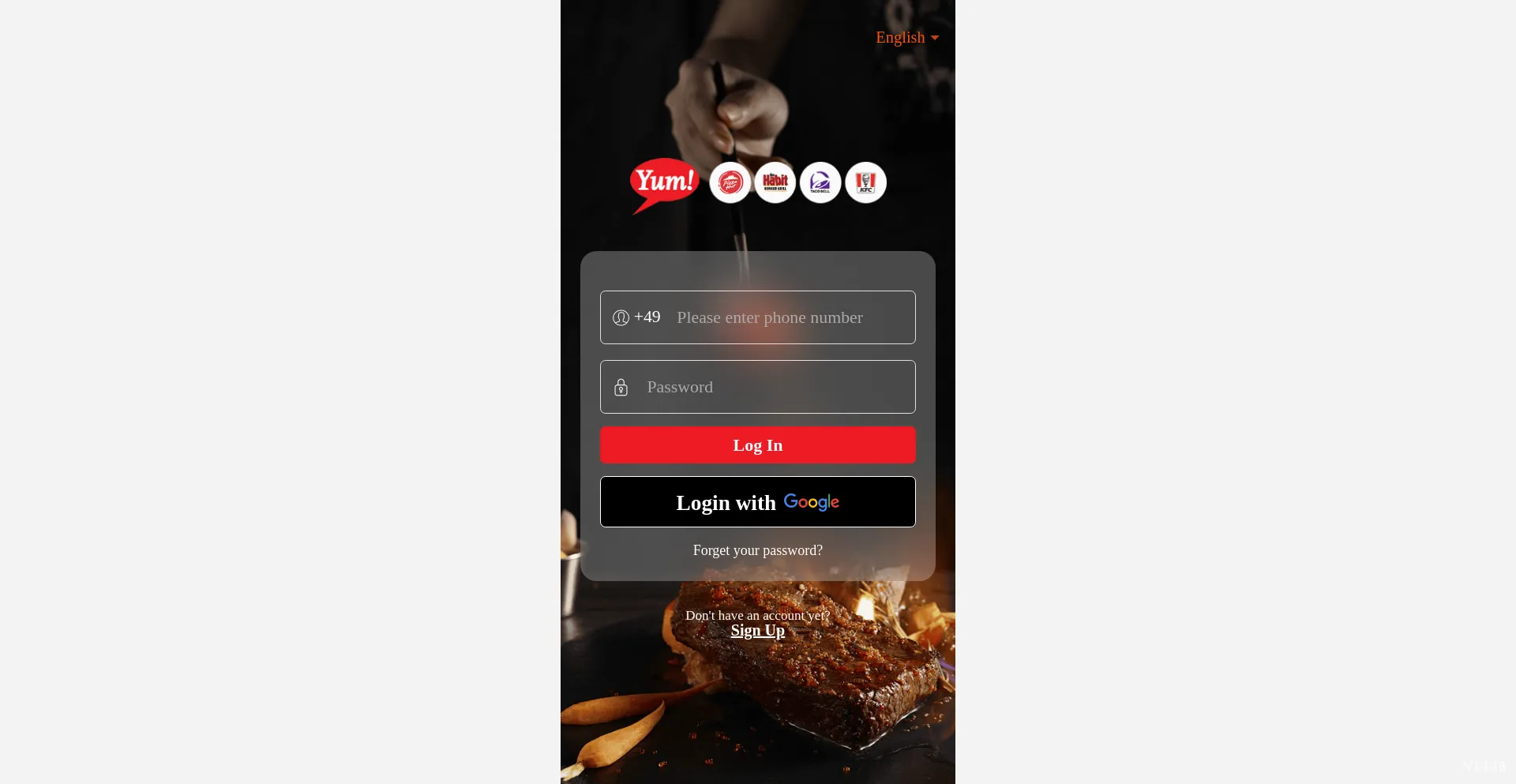 Website screenshot of Yumbrandsnow.com