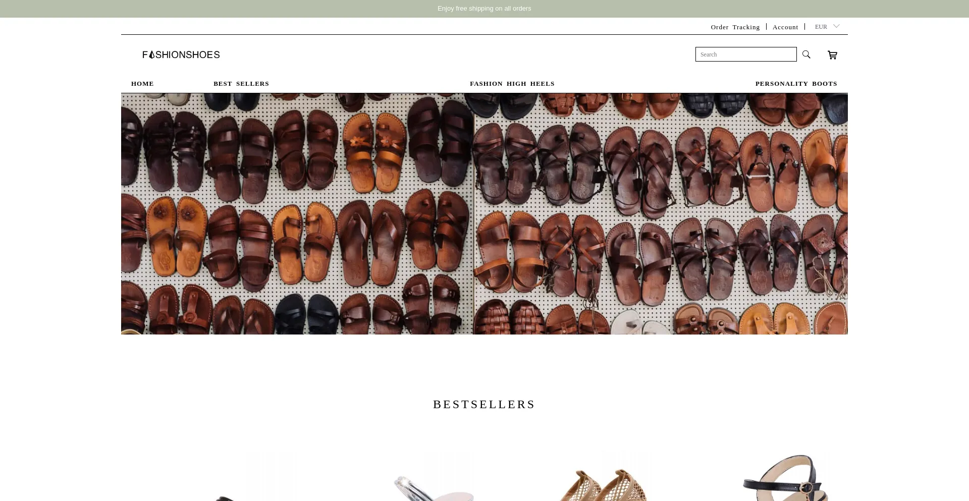 Website screenshot of Zalando-eur.shoesoutit.com