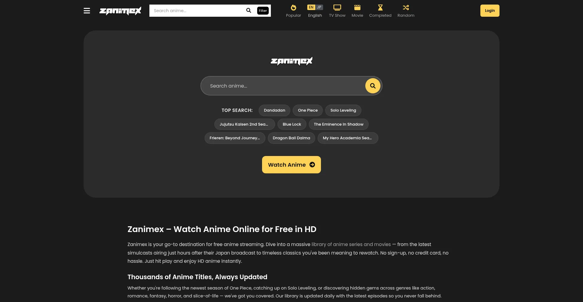 Zanimex.com
