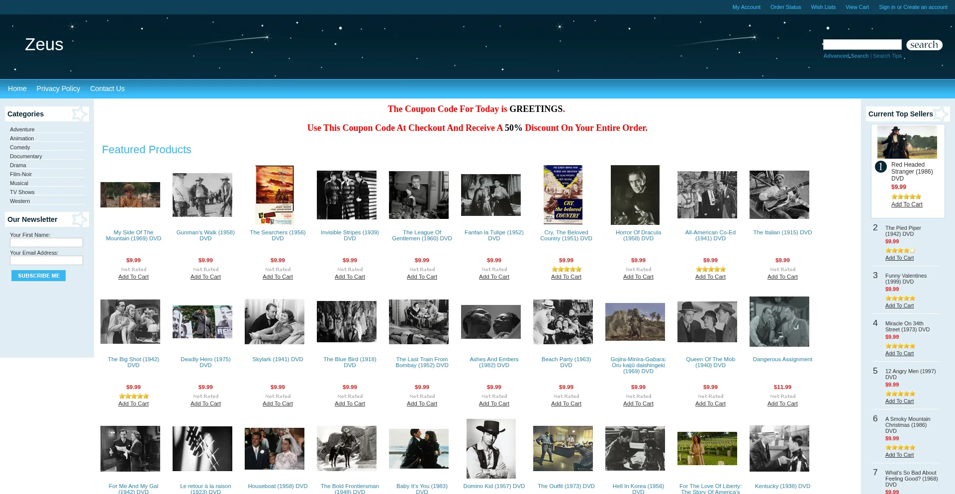 Zeusdvds.com