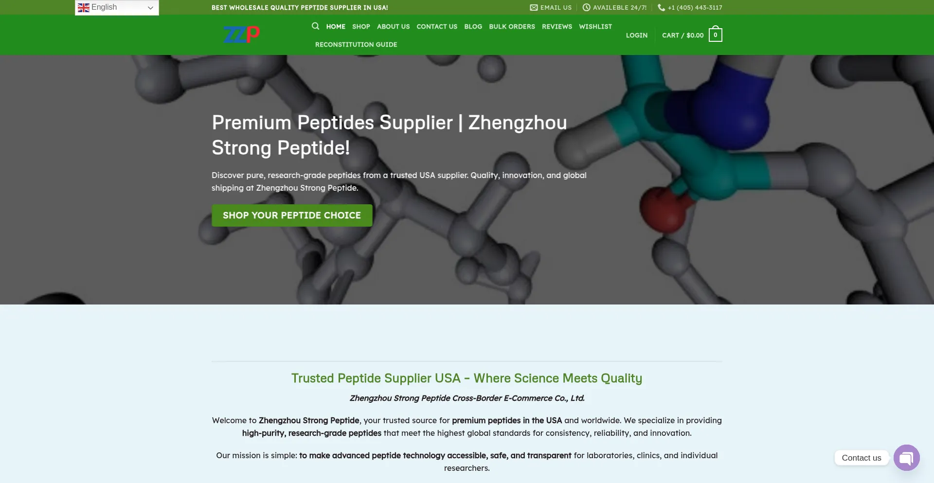Zhengzhoustrongpeptide.com